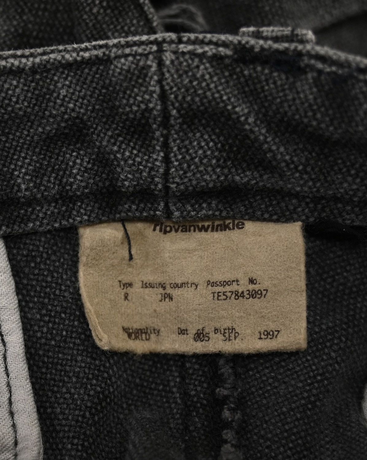 RIPVANWINKLE Late 90s Military Style Cargo Pants Size US 30 / EU 46 - 4 Thumbnail