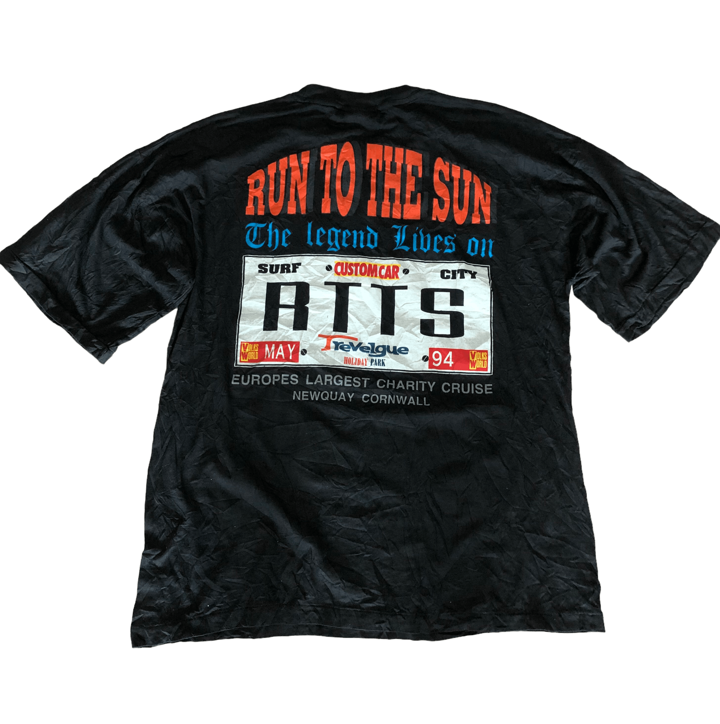 Vintage Vintage 90s Run To The Sun 1994 Classic Car Show Tshirt Size US XL / EU 56 / 4 - 3 Thumbnail