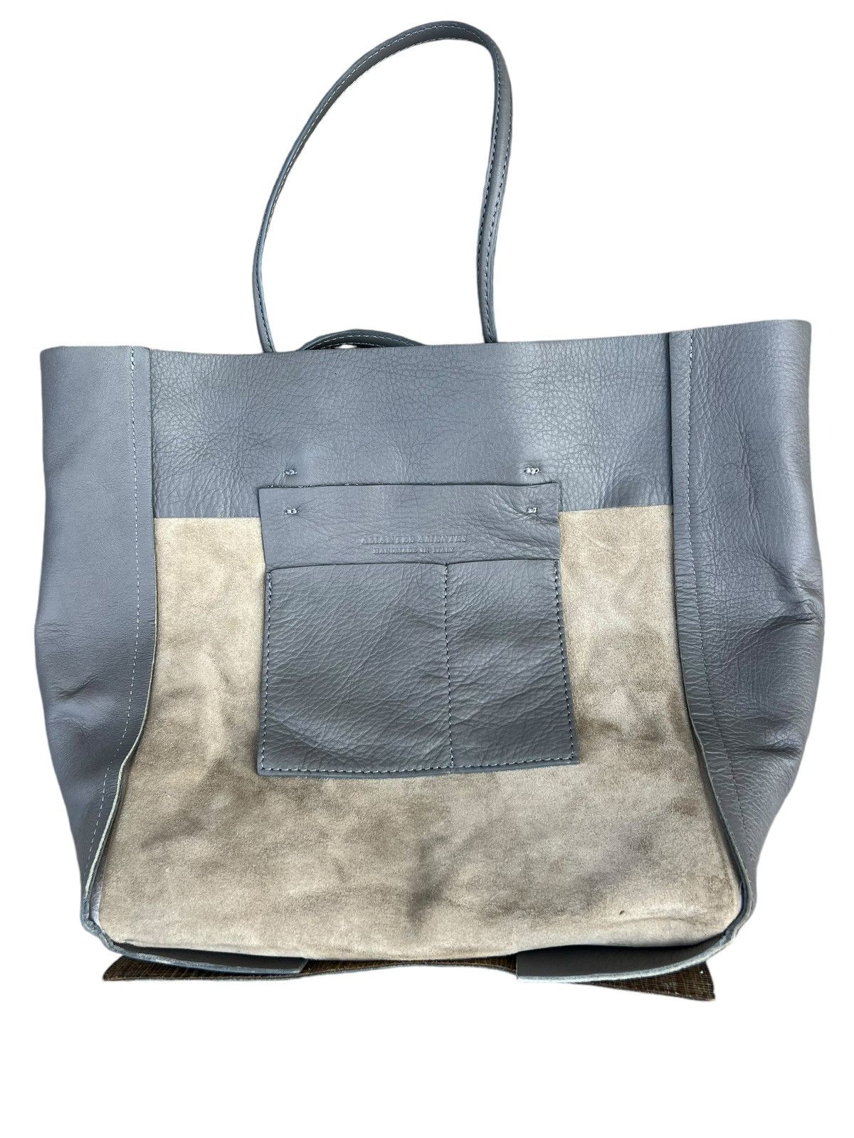 Leather Handmade Amantes Amentes Stars Patina Leather Tote Bag Size ONE SIZE - 21 Thumbnail
