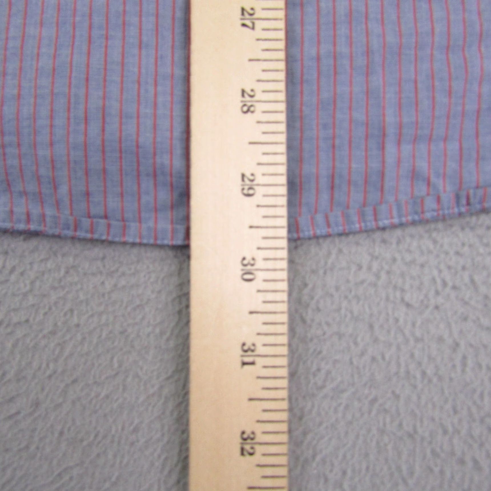 Reiss VINTAGE Reiss Men's Shirt Long Sleeve Cotton Button-Up Blue Red Stripes Casual Business Formal Party Large Size US L / EU 52-54 / 3 - 7 Thumbnail