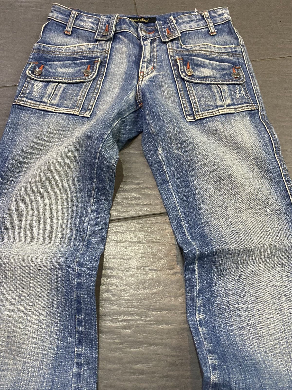 Hysteric Glamour × Japanese Brand × Tornado Mart Flare jeans camel road Boot cut Size US 31 - 5 Thumbnail