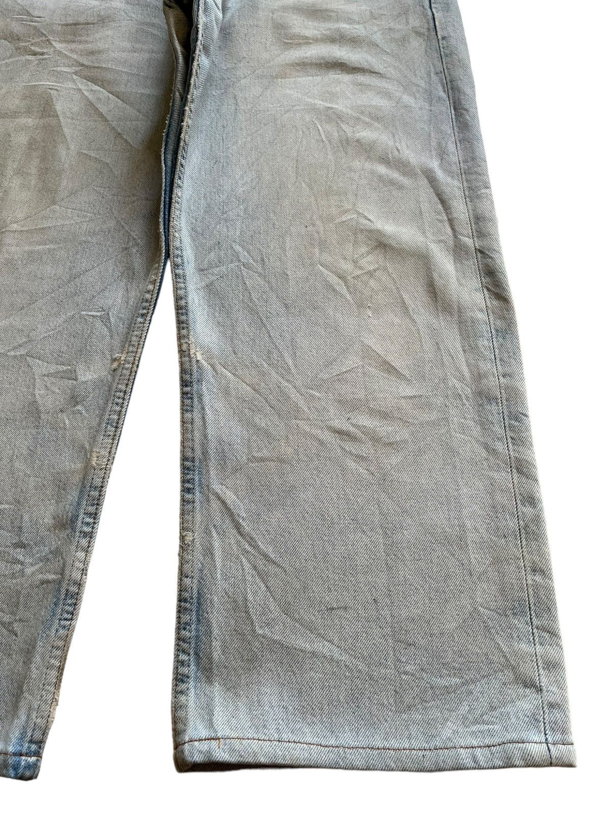Levi's × Levi's Vintage Clothing SALES🔥Vintage 90s Levis 501 Light Wash Ripped Baggy Jeans Size US 35 - 8 Thumbnail