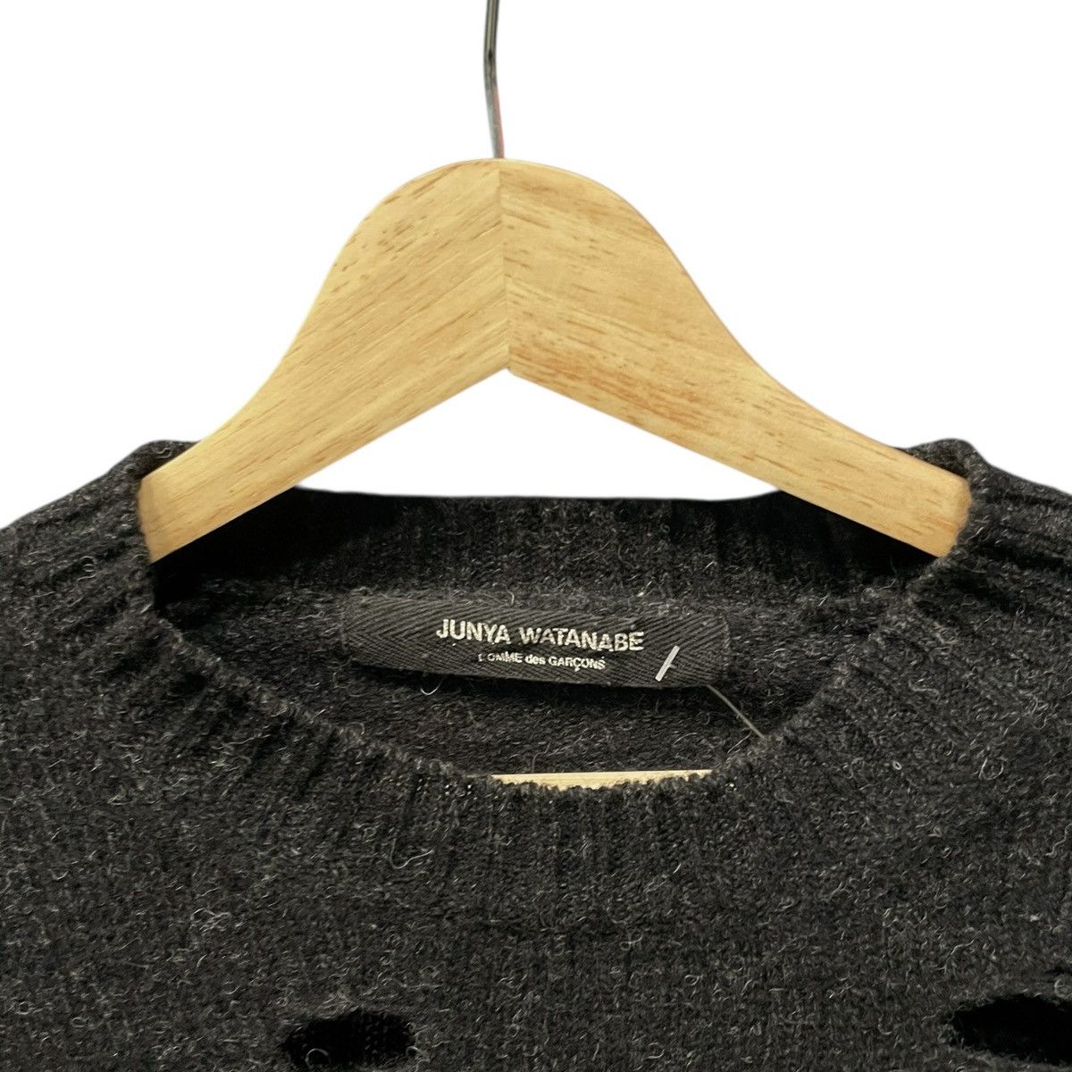 Junya Watanabe Junya watanabe distressed wool sweater Size US M / EU 48-50 / 2 - 2 Thumbnail