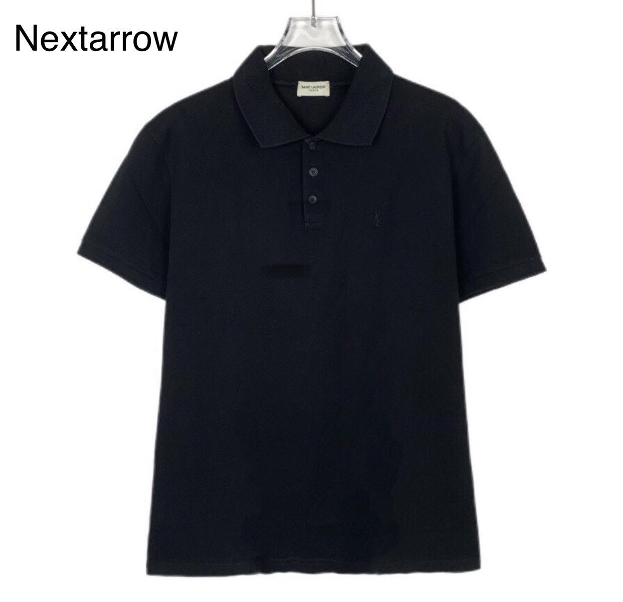 Saint Laurent Paris Saint Laurent SLP 21 logo embroidere short sleeved polo Size US XL / EU 56 / 4 - 1 Thumbnail