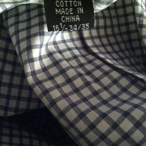 English Laundry ENGLISH LAUNDRY MENS GRAY 100%COTTON CASUAL SHIRT 16.5/34-35 Size US L / EU 52-54 / 3 - 12 Thumbnail