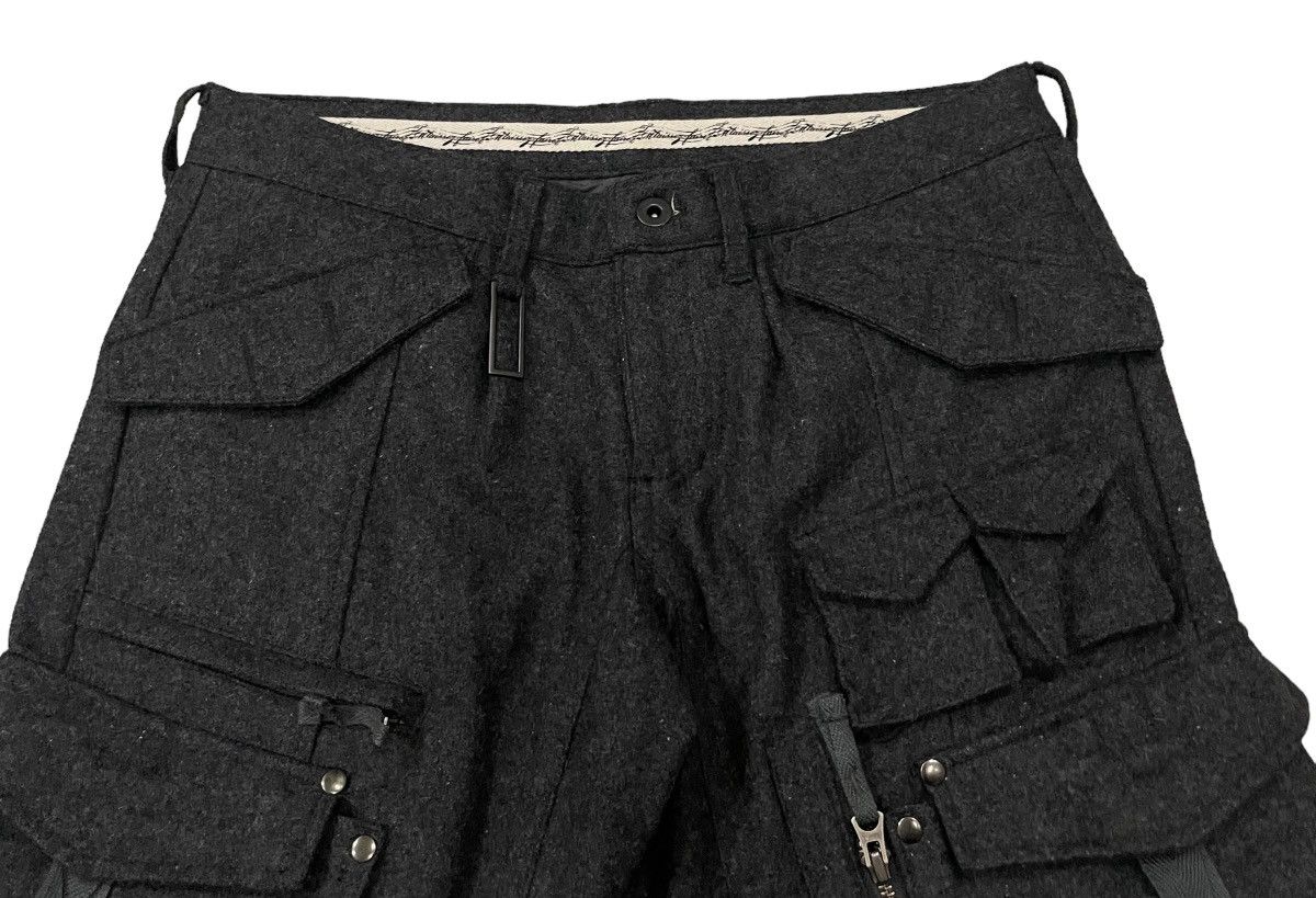 Tornado Mart Vintage Tornado Mart Bondage Cargo Tactical Wool Pants Size US 33 - 11 Thumbnail