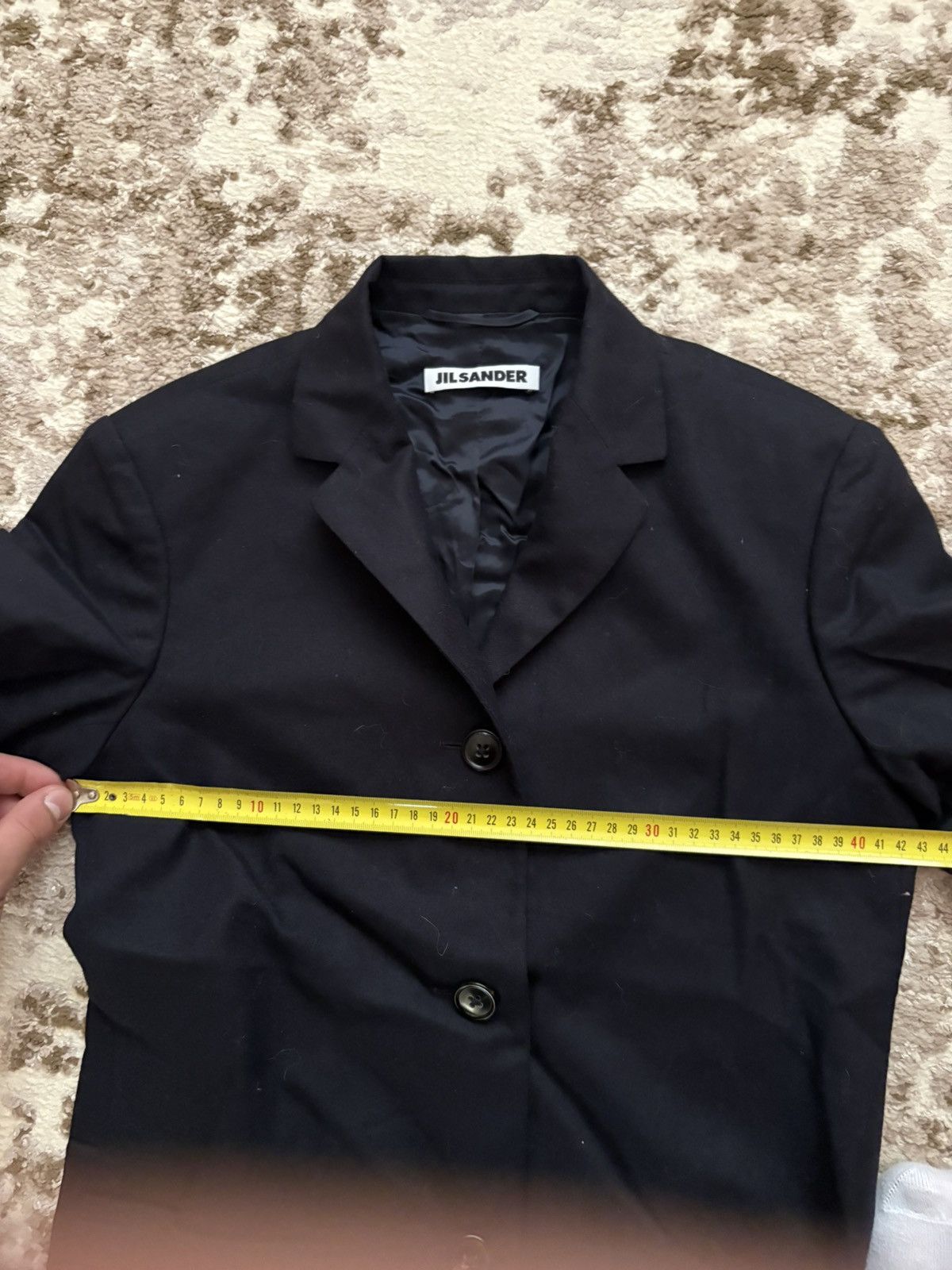Jil Sander Jil Sander Blue Women's Button Wool Blazer Sz 34 Size XXS / US 00 / IT 34 - 20 Thumbnail