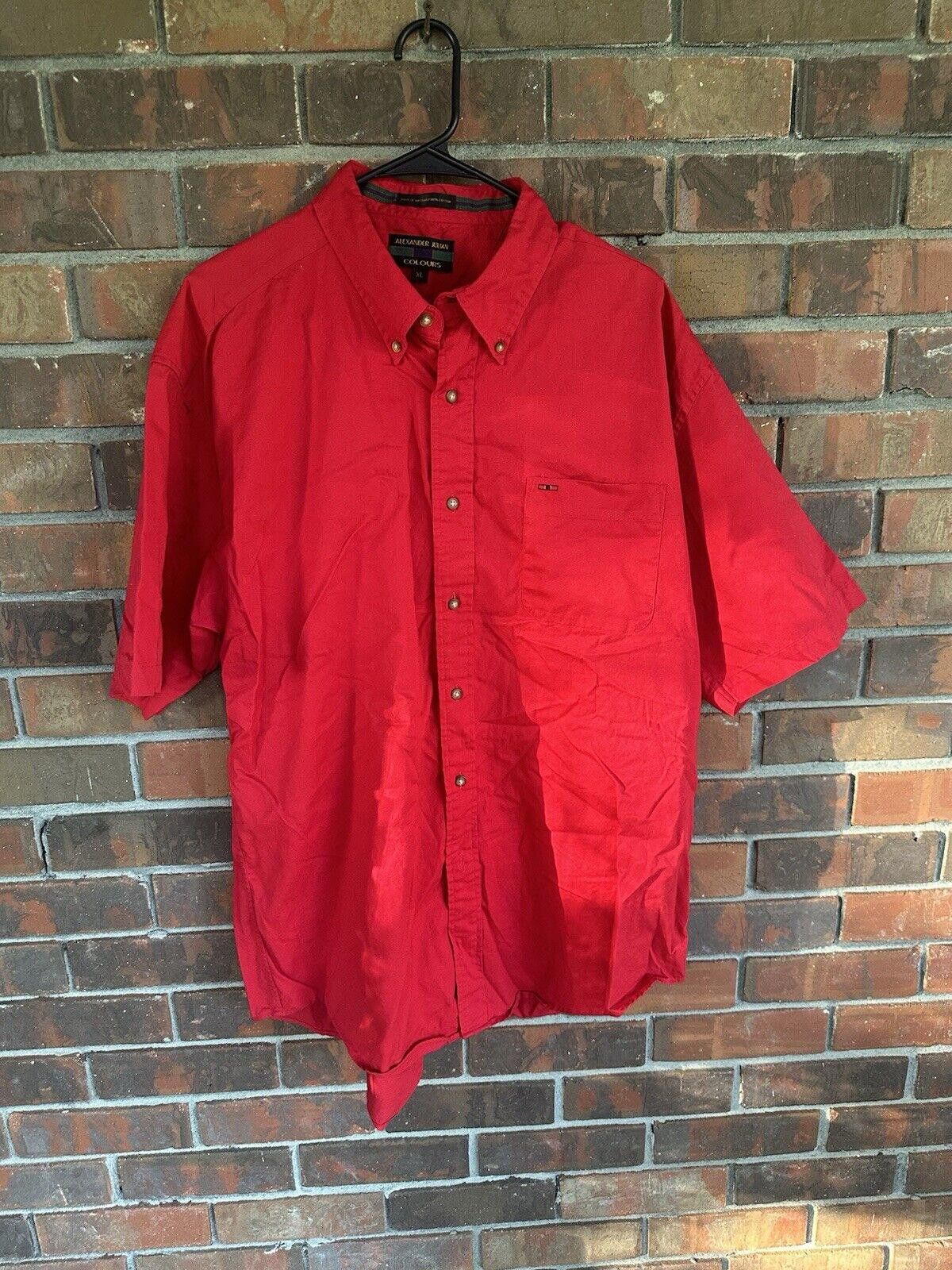 Alexander Julian Alexander Julian Colours Red Short-Sleeve Shirt - Size XL Size US XL / EU 56 / 4 - 1 Thumbnail