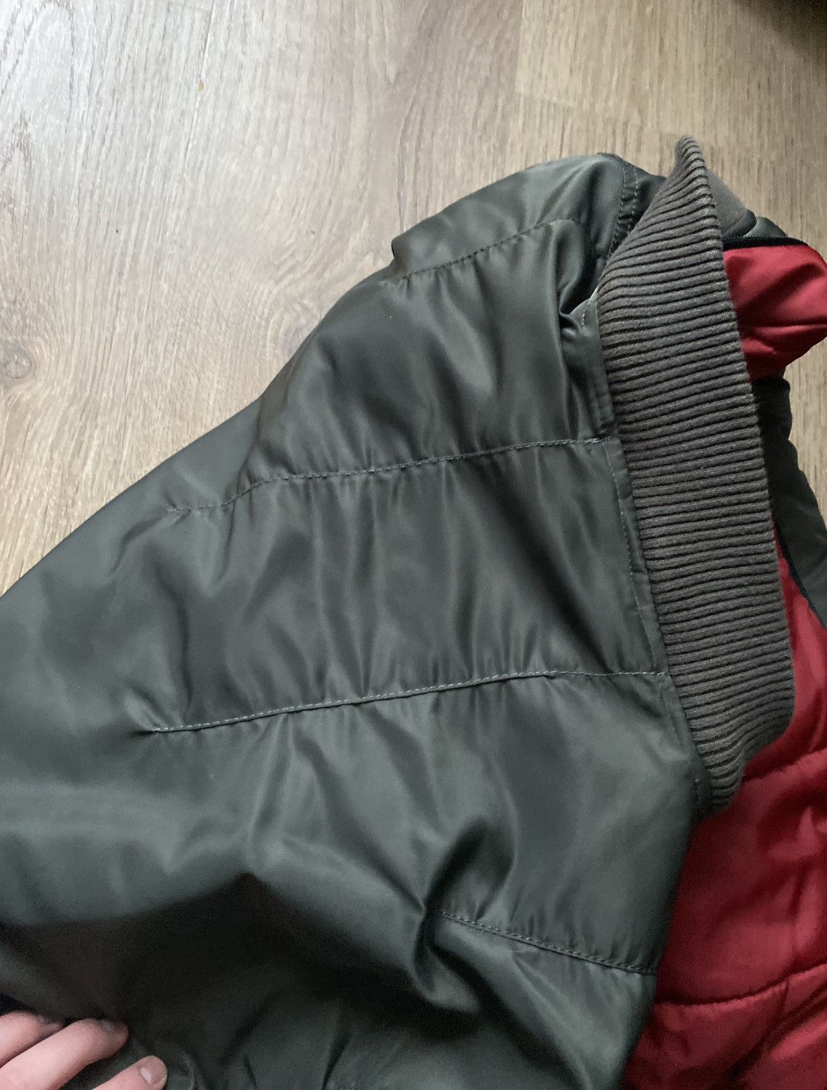 Alpha Industries × Vintage ALPHA INDUSTRIES VINTAGE BOMBER JAKCET Y2K NYLON GREEN Size US XL / EU 56 / 4 - 8 Thumbnail