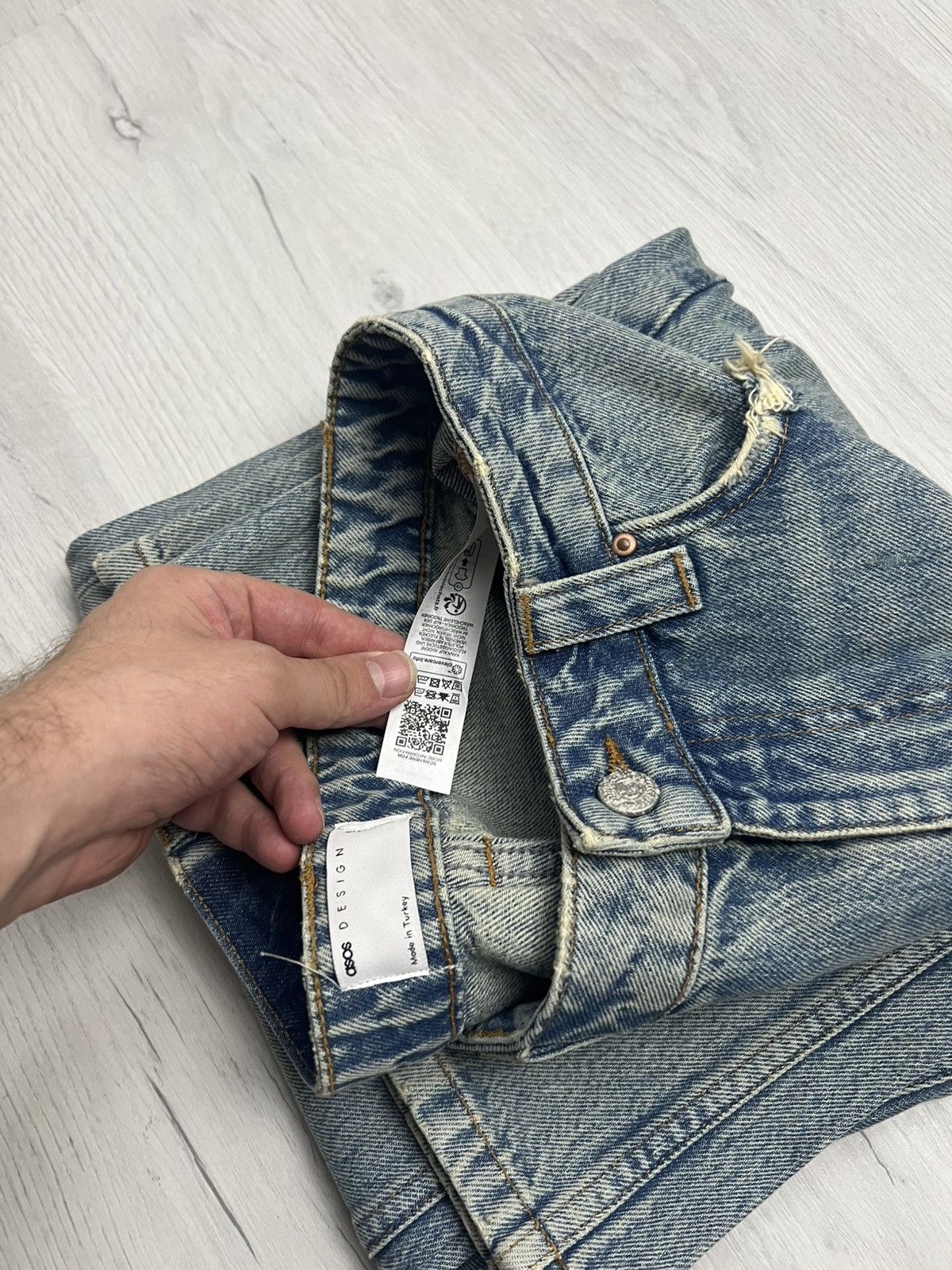 Designer Denim Baggy Jeans Blue Size US 32 / EU 48 - 7 Thumbnail