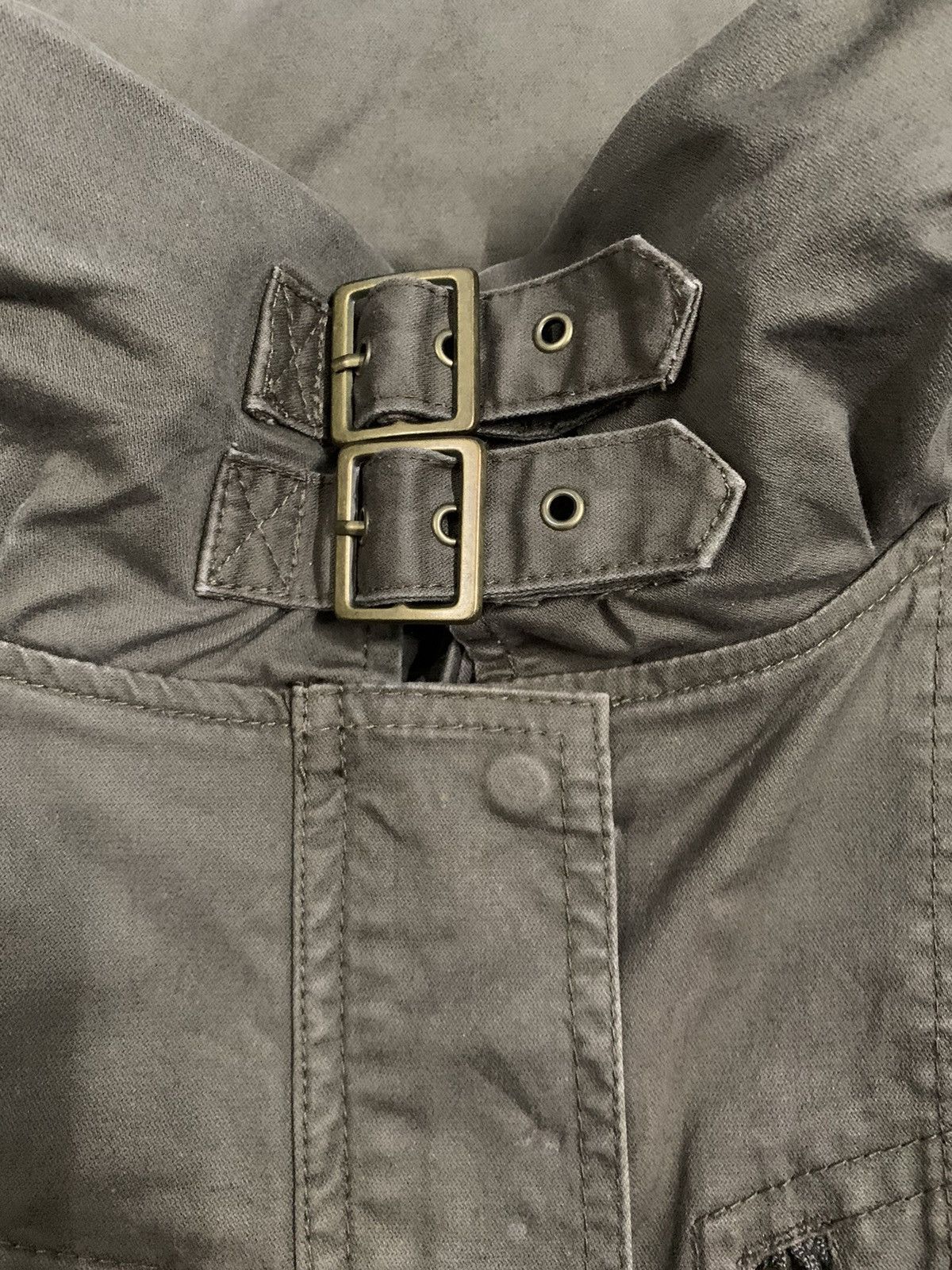 Japanese Brand Luiez Multipockets Buckle Bondage Punk Jacket