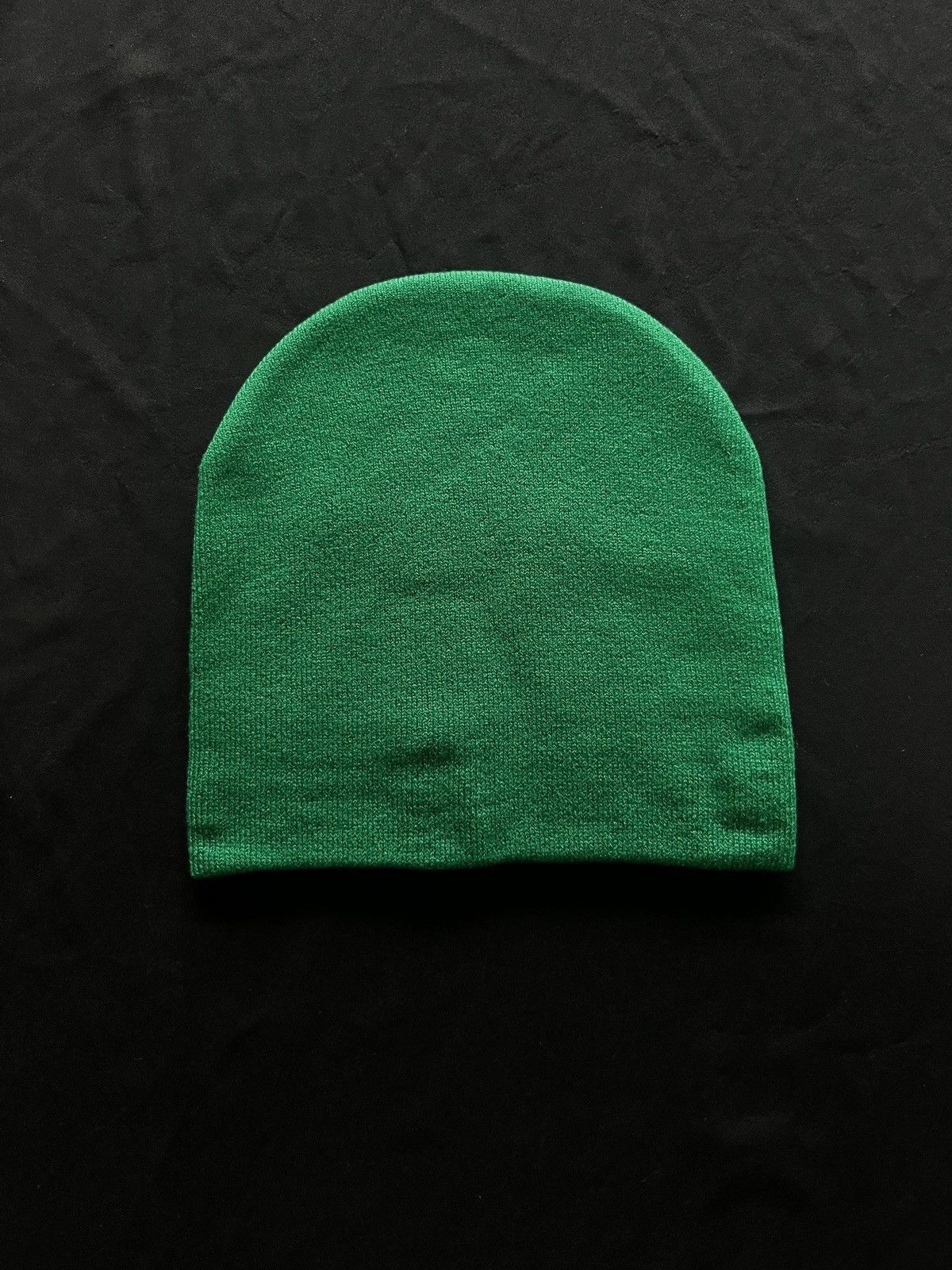 Japanese Brand Deadstock Lucky Dog Graphic No Cuff Knit Beanie Hat OS Size ONE SIZE - 4 Thumbnail