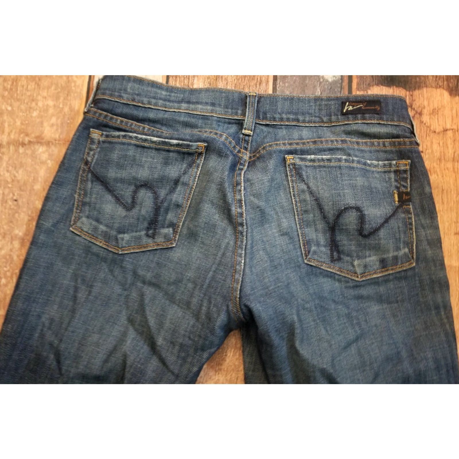 Citizens Of Humanity Womens Sz 28 Citizens of Humanity Kelly #001 Stretch Low Waist Bootcut Jeans USA Blue Size 28" / US 6 / IT 42 - 3 Thumbnail