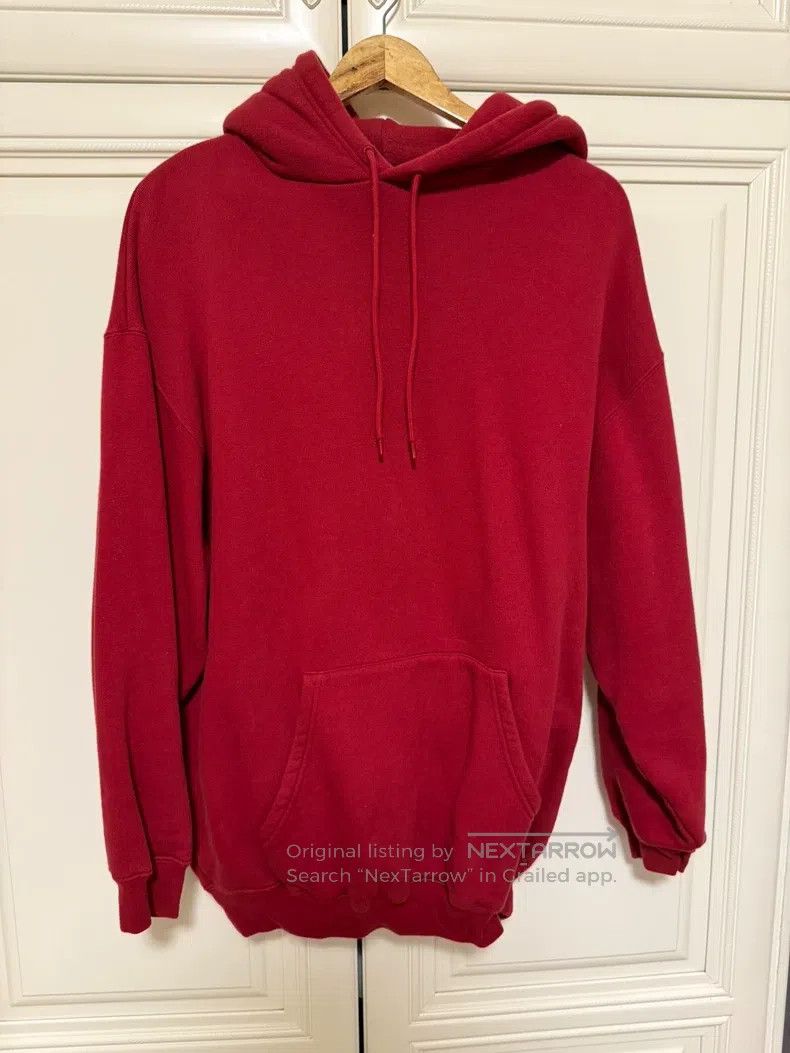 Balenciaga Balenciaga Hooded Red Sweatshirt Size US S / EU 44-46 / 1 - 1 Thumbnail