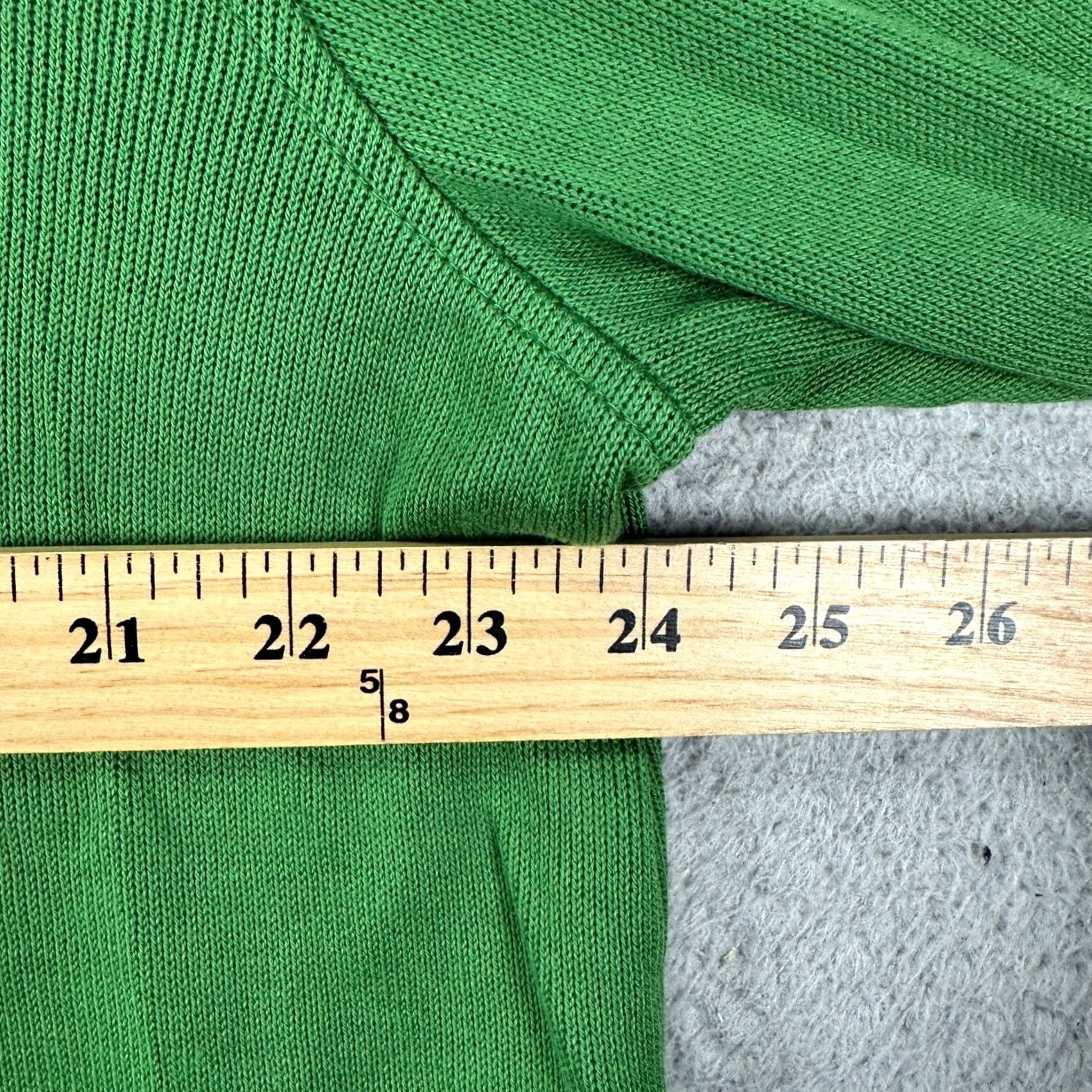 Banana Republic Banana Republic Sweatshirt Pullover Mens XL Green Quarter Zip Elbow Patch Cotton Size US XL / EU 56 / 4 - 5 Thumbnail