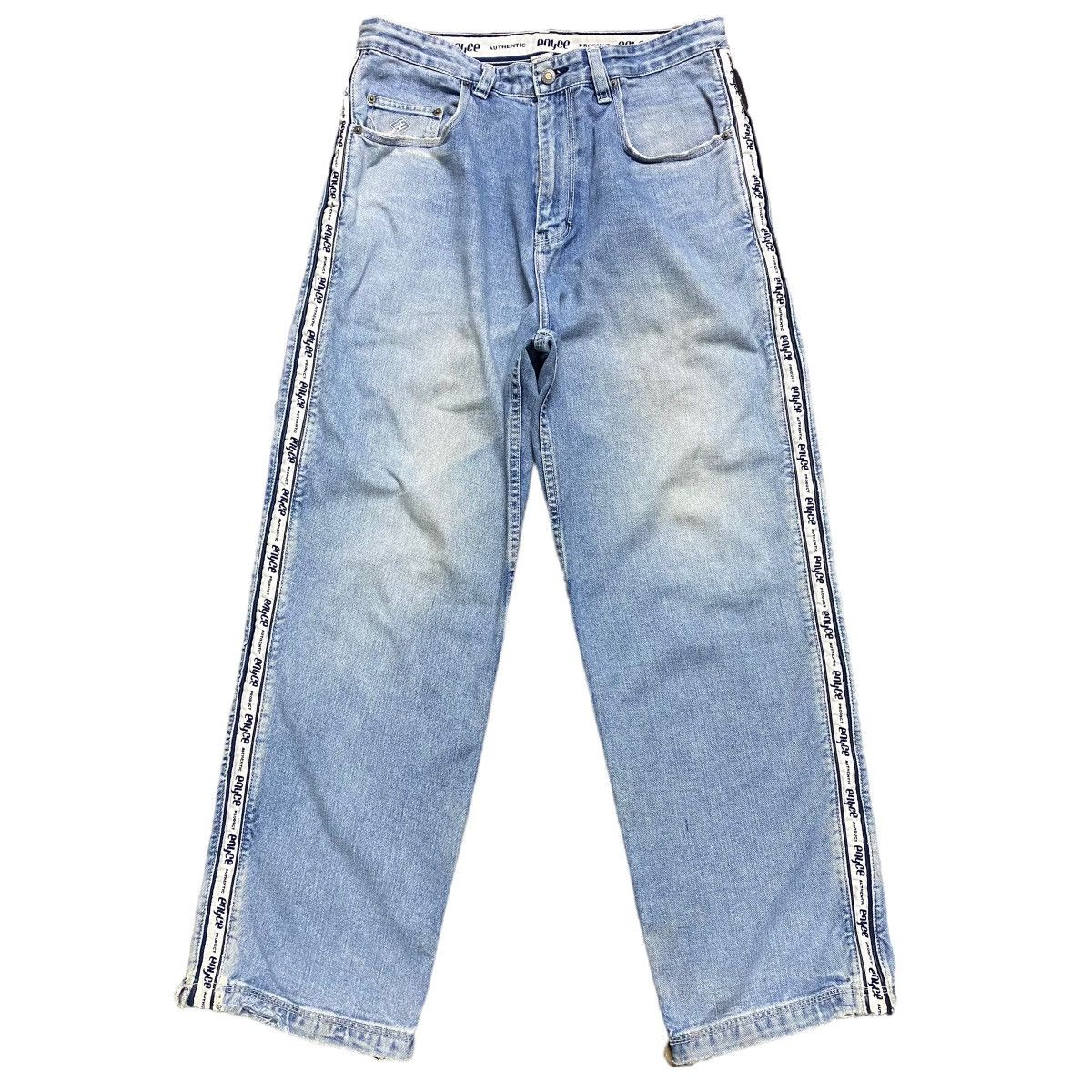 image of Vintage Enyce Denim Carpenter Baggy Pants in Blue, Men's (Size 34)
