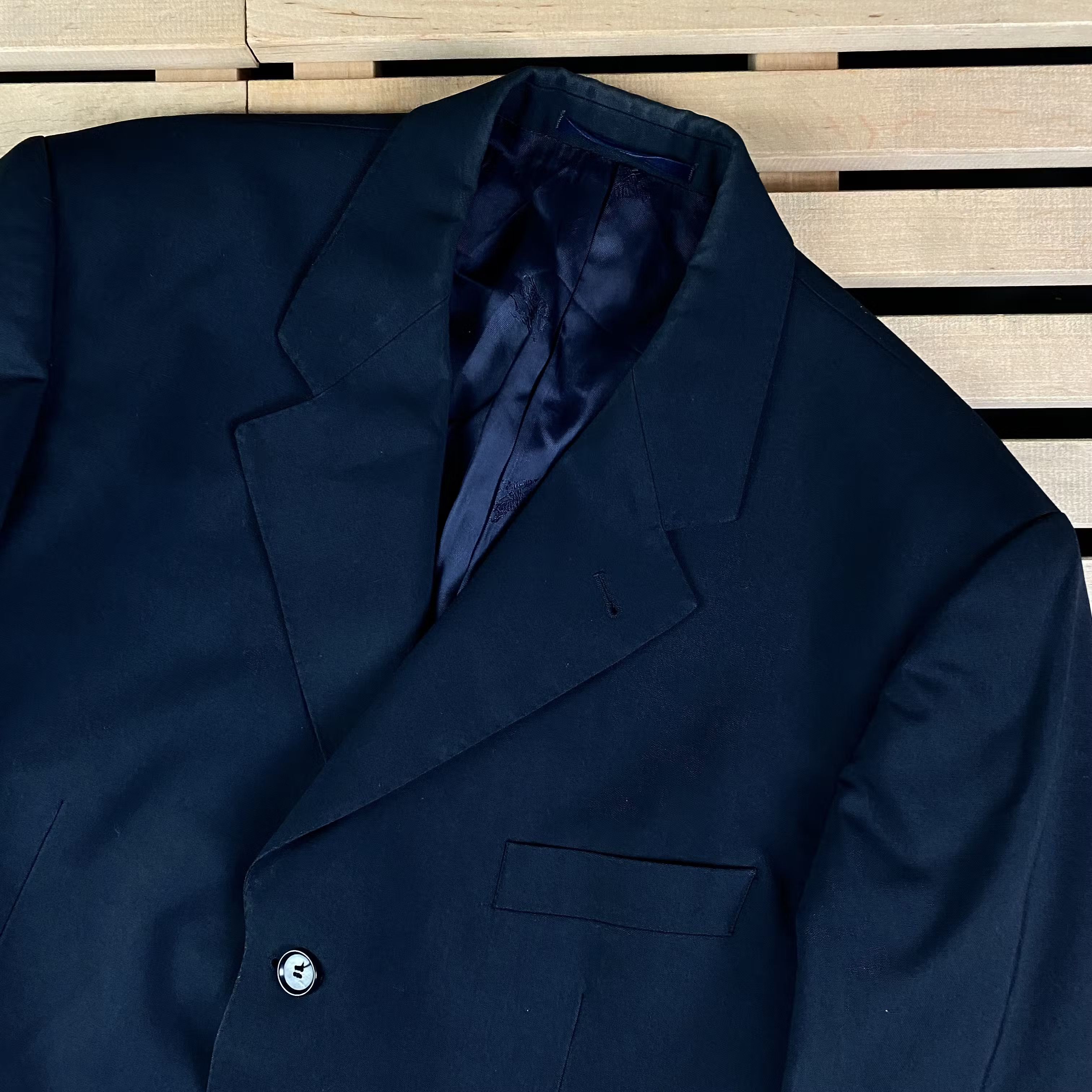 Burberry Mens Blazer Jacket Burberry London Size 52 / XL Size 52R - 2 Thumbnail