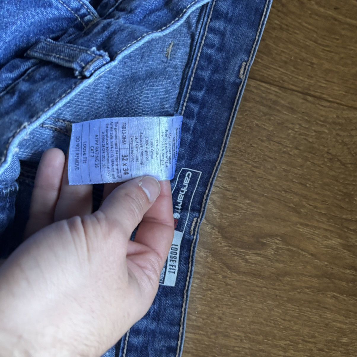 Carhartt Carhartt Loose Fit Carpenter Denim Size US 32 / EU 48 - 4 Thumbnail