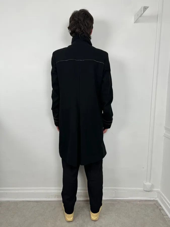 Alexander McQueen Alexander McQueen Black Long Wool Multi Zips Jacket Size US L / EU 52-54 / 3 - 3 Thumbnail
