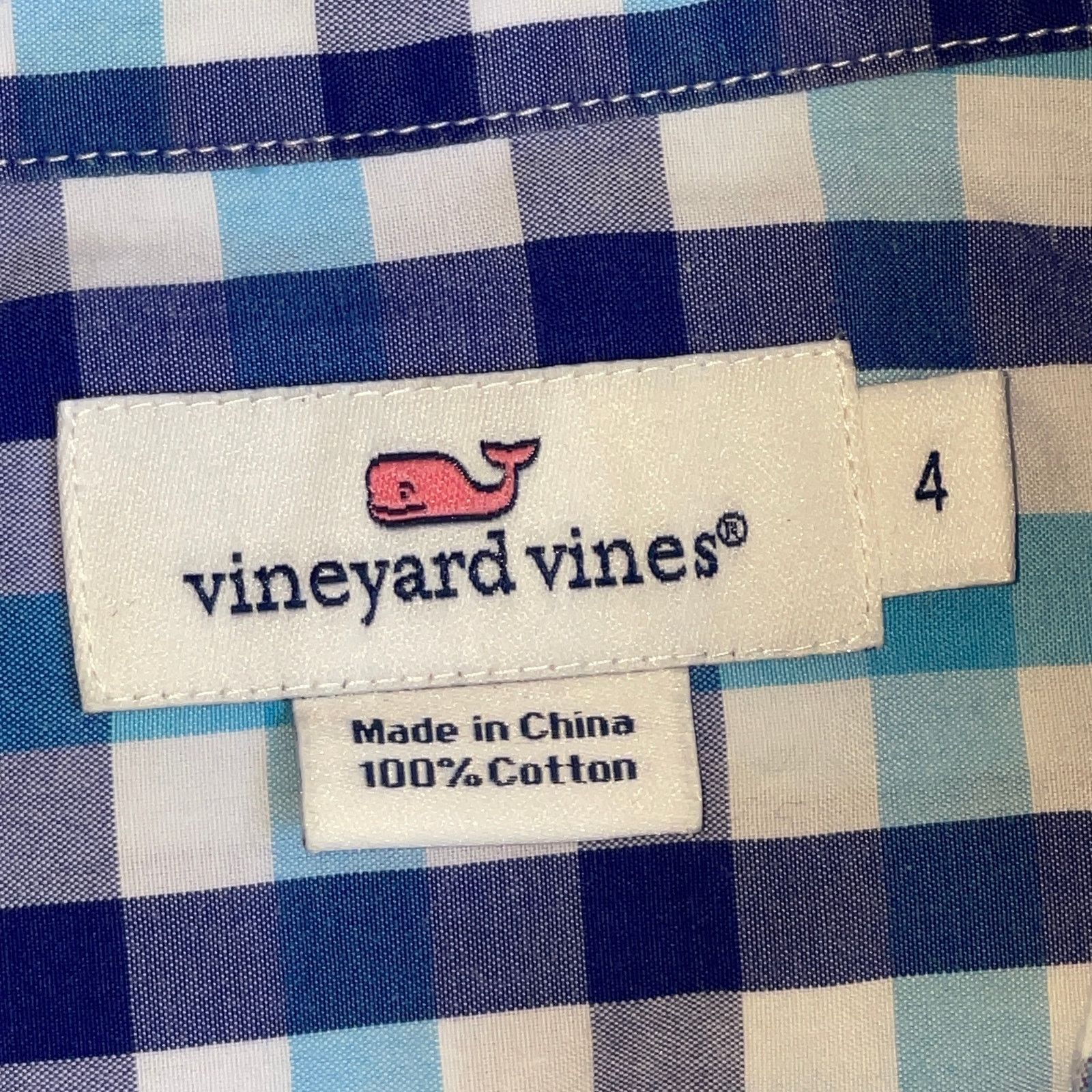 Vineyard Vines Vineyard Vines Gingham Plaid Poplin Button Down Shirt Size 4 Size S / US 4 / IT 40 - 4 Thumbnail
