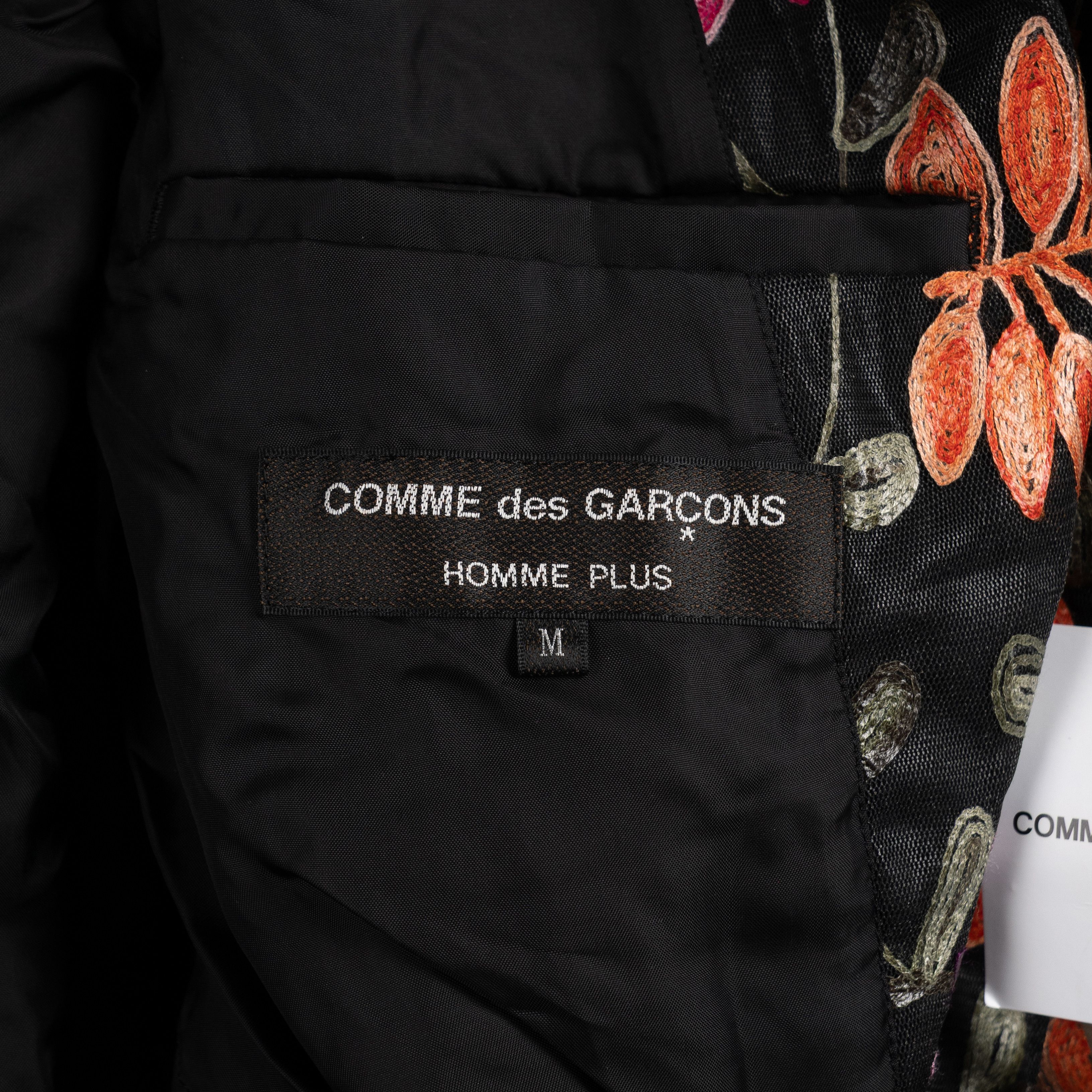 Comme des Garcons Homme Plus Comme Des Garcons Homme Plus SS19 Embroidered Mesh Floral Size US M / EU 48-50 / 2 - 13 Thumbnail