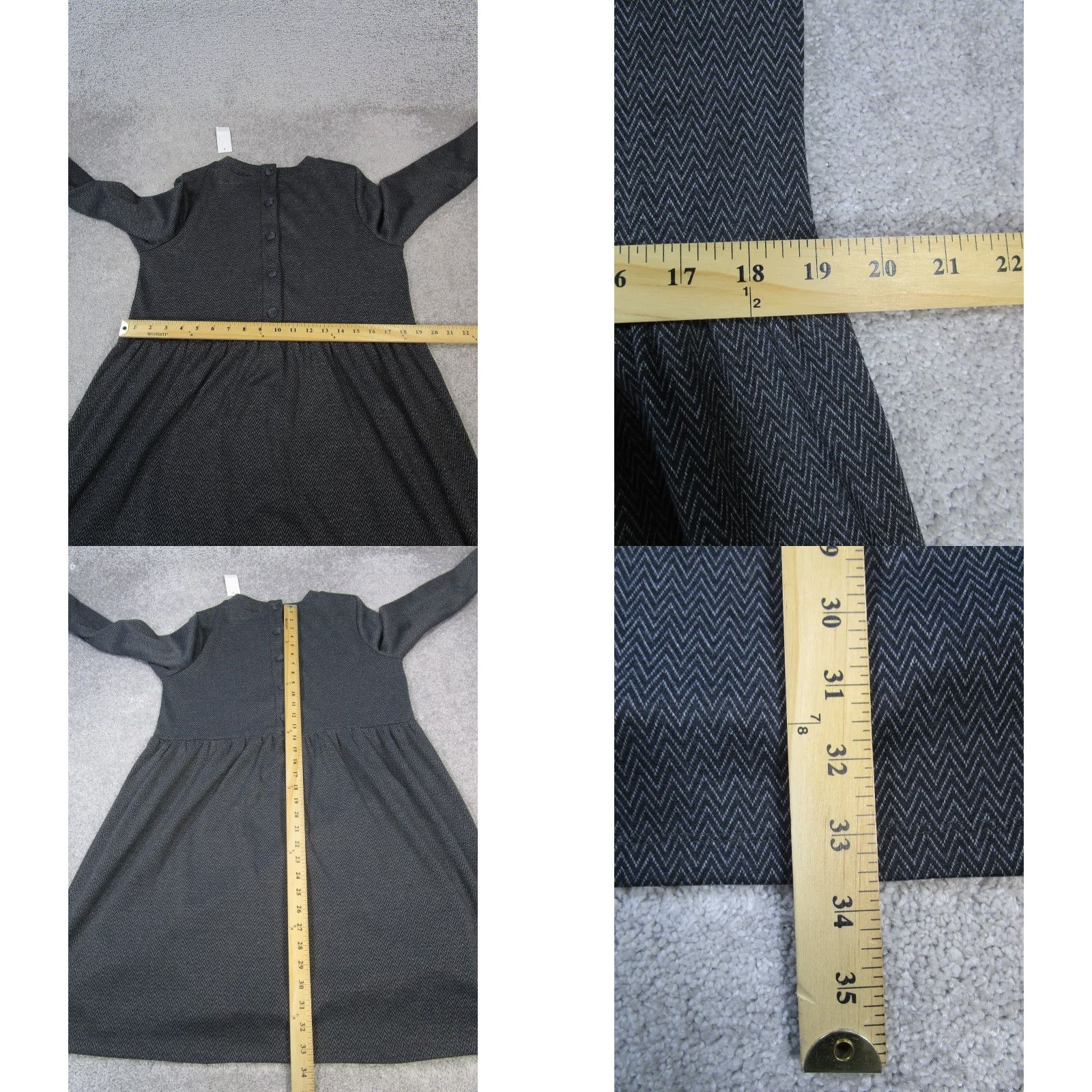 Loft LOFT Dress Blouson Shirt Gray M Womens Short Loft Dress Gray Blouson Style 90s? Size M / US 6-8 / IT 42-44 - 8 Thumbnail