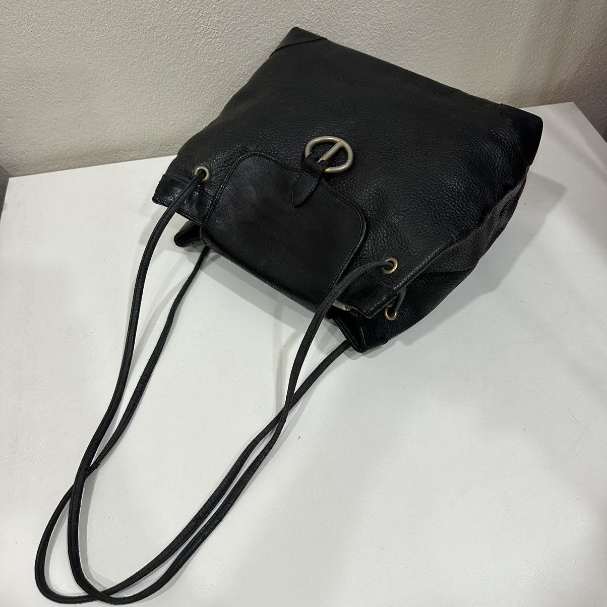 Christian Dior Monsieur ‼️YES‼️ VINTAGE CHRISTIAN DIOR CD LEATHER LONG HANDLE BAG Size ONE SIZE - 4 Thumbnail