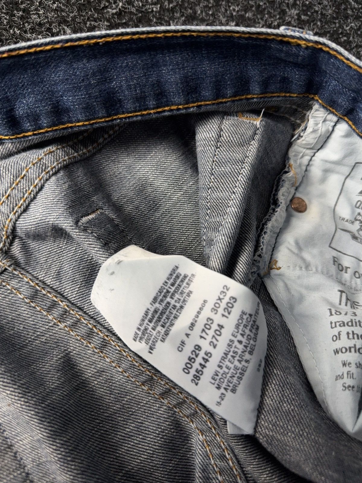 Designer × Japanese Brand × Levi's 🔥Levi’s Flared Chrome Hearts Style Cross Denim jeans Size 30" / US 8 / IT 44 - 10 Thumbnail