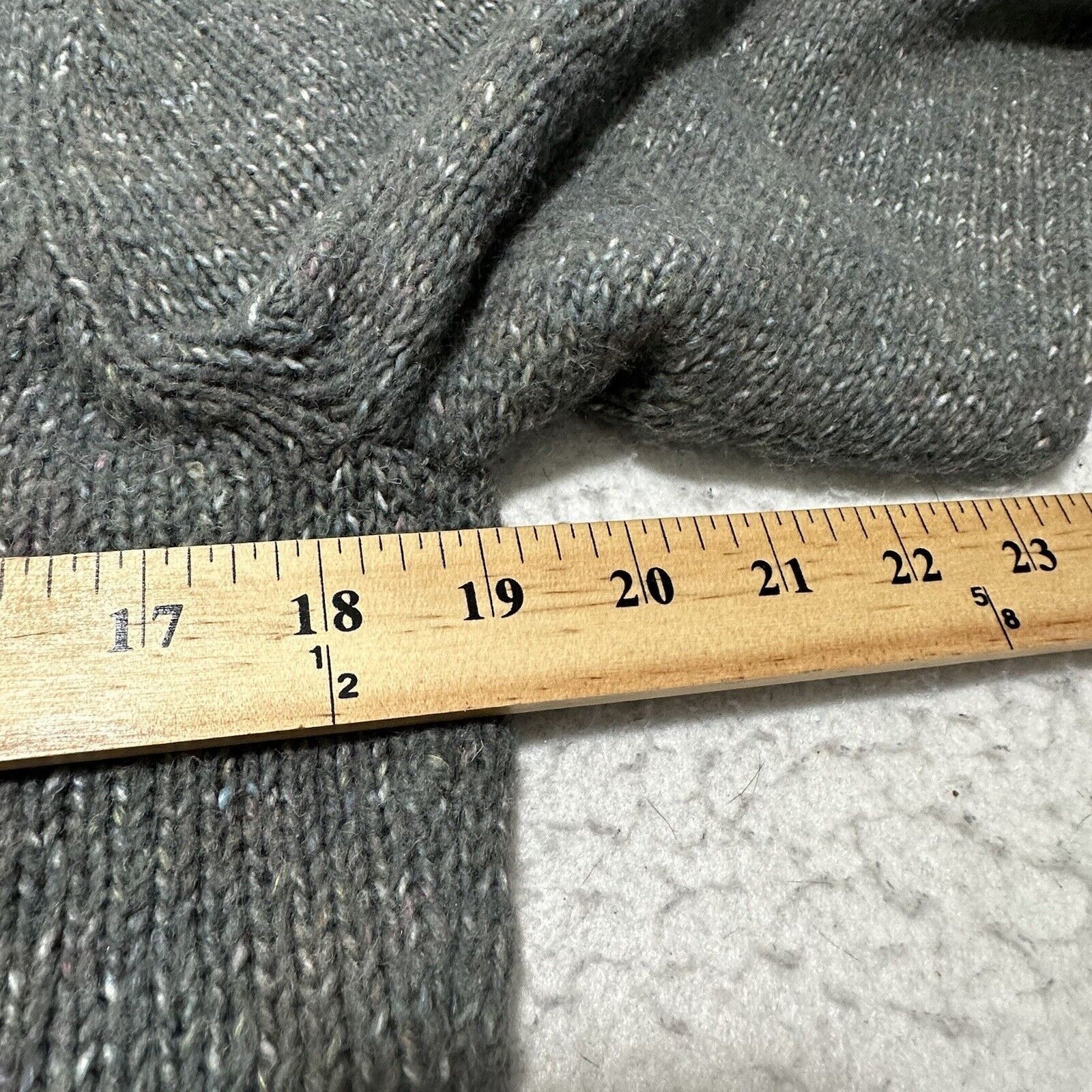Other New York & Company Large Wool Gray Turtleneck Sweater Size L / US 10 / IT 46 - 7 Thumbnail