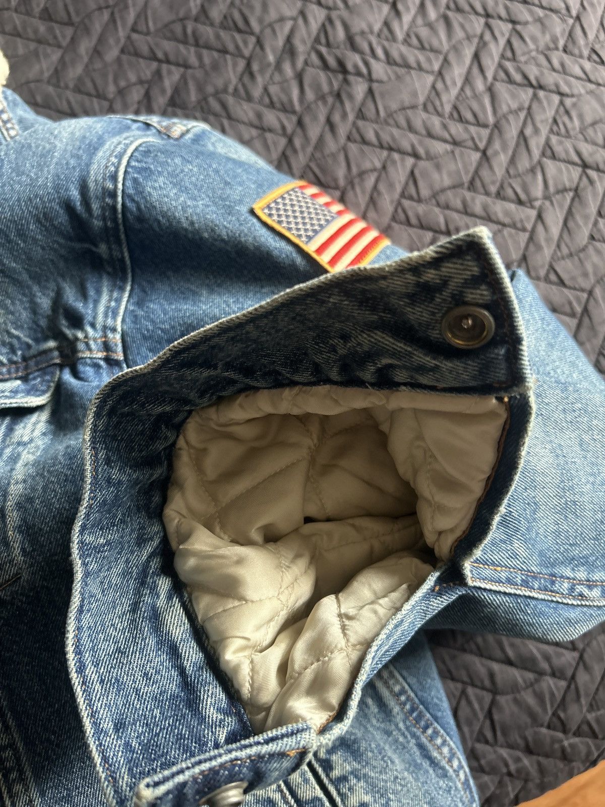 Polo Ralph Lauren Polo ralph lauren USA denim sherpa jacket Size US XL / EU 56 / 4 - 12 Thumbnail