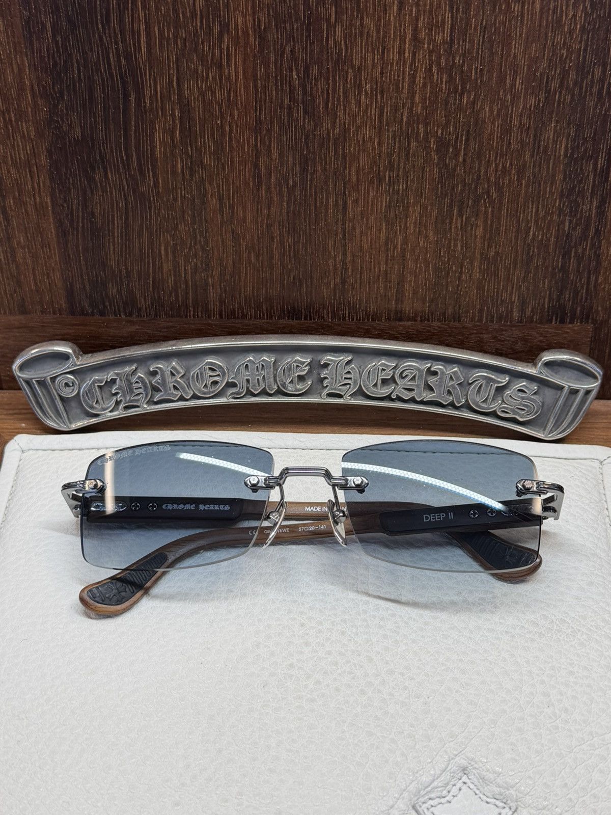 Chrome Hearts Chrome Hearts Deep II Sunglasses Size ONE SIZE - 3 Thumbnail