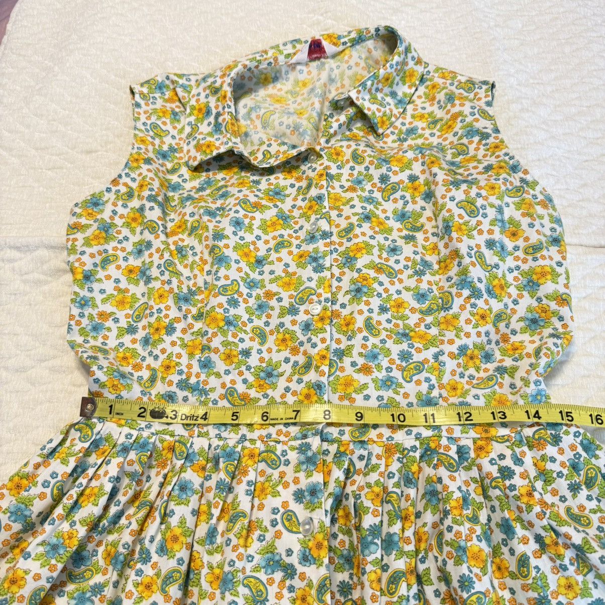 Other VTG 60s Floral Paisley Dress Sz 18 (Modern Large) Size L / US 10 / IT 46 - 9 Thumbnail