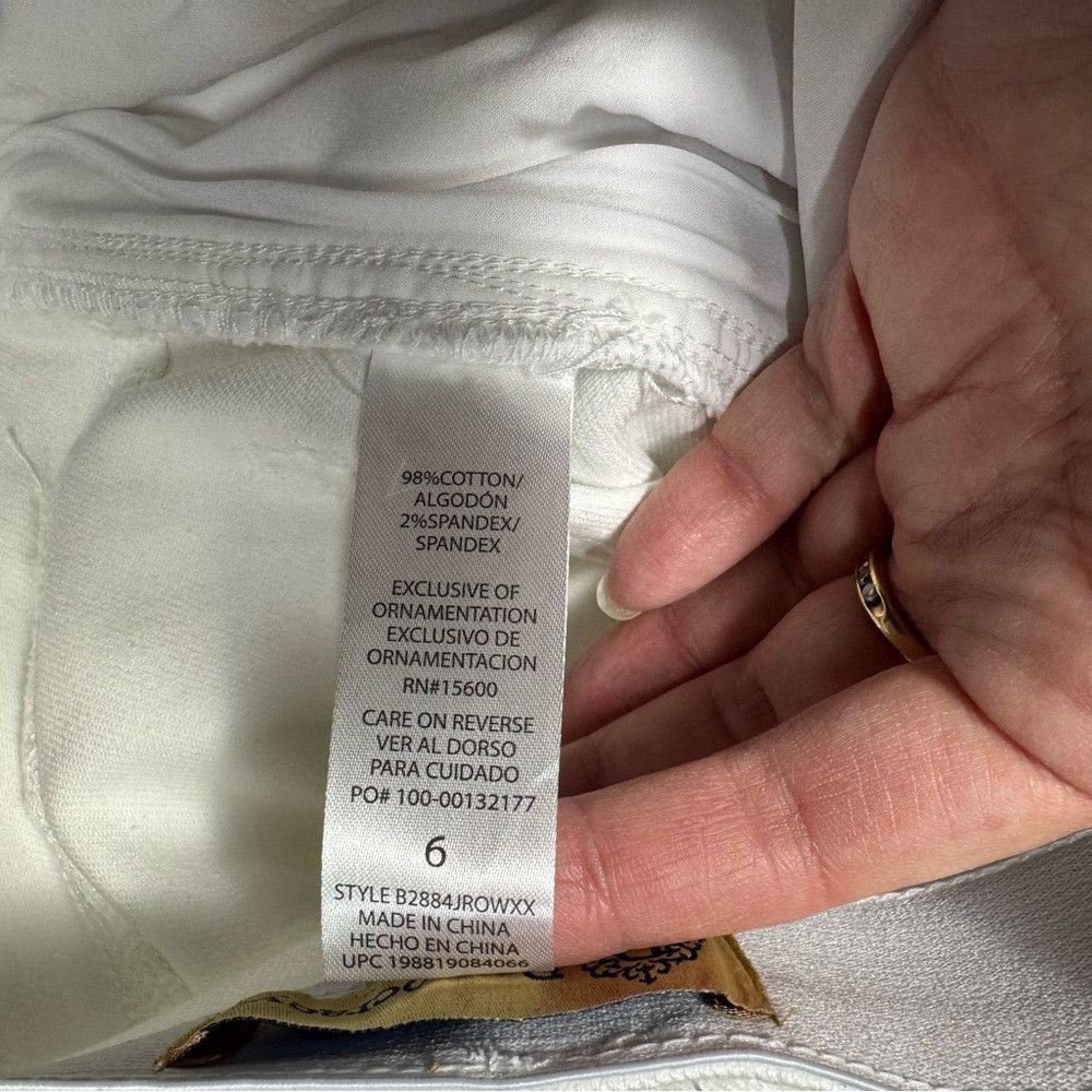 Other NWT New Democracy AB Technology Skyrise Barrel Leg White Je Size 28" / US 6 / IT 42 - 8 Thumbnail