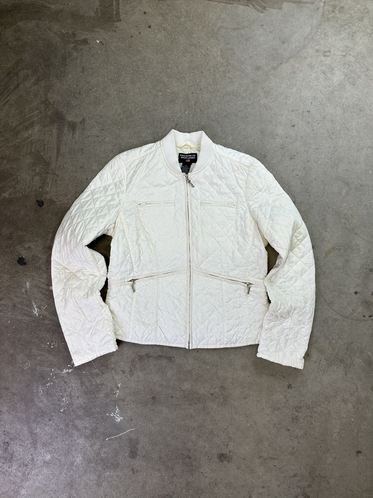 Polo Ralph Lauren Vintage Polo Jeans Co Quilted Jacket Ralph Lauren WMNS Large Size L / US 10 / IT 46 - 1 Thumbnail