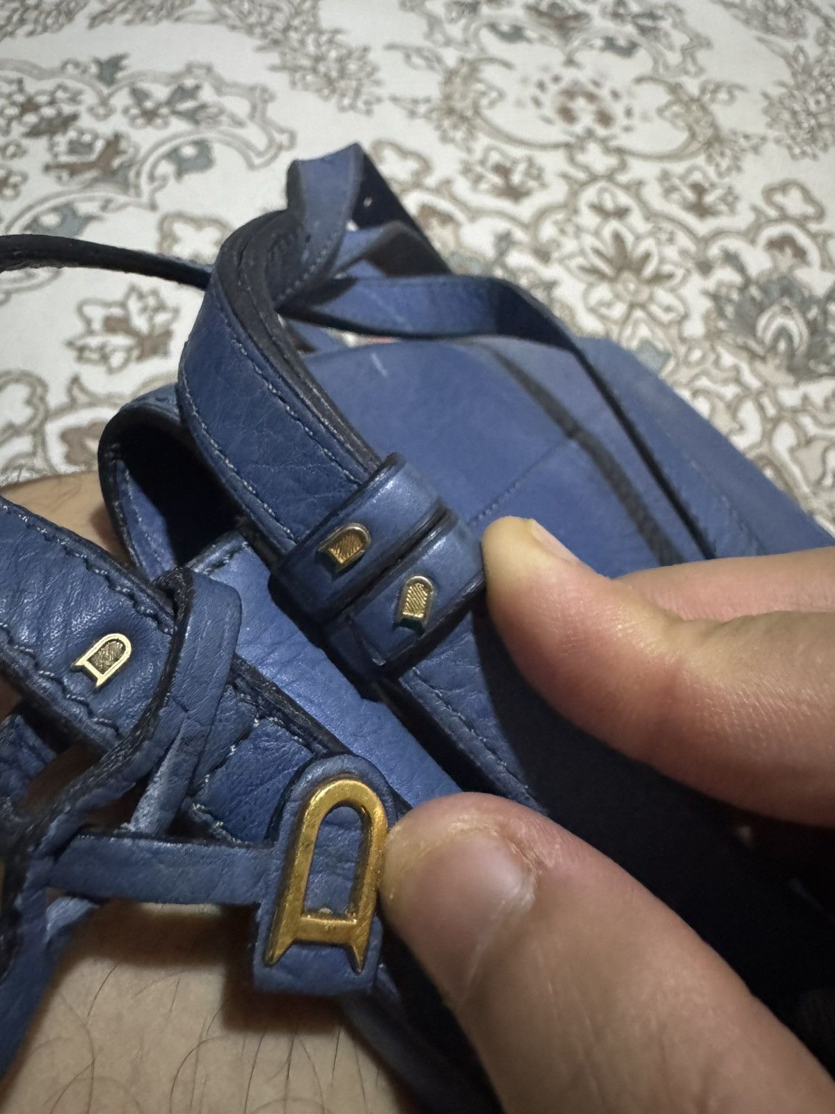 Delvaux × Genuine Leather RARE! Vtg 80’s Delvaux Souverain Leather Crossbody Sling Bag Size ONE SIZE - 4 Thumbnail