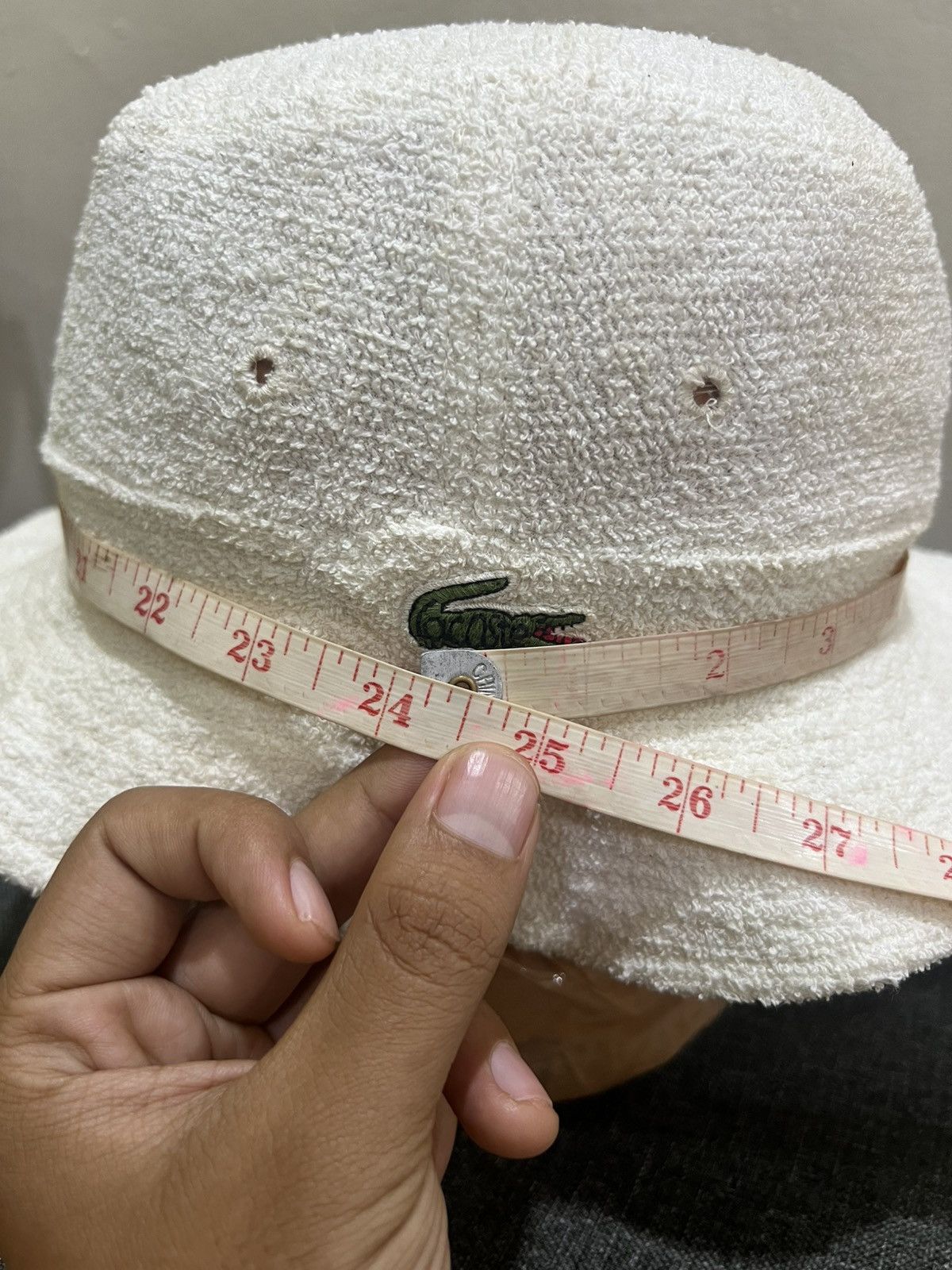 Lacoste × Vintage Vtg Lacoste wool bucket hat Size ONE SIZE - 4 Thumbnail