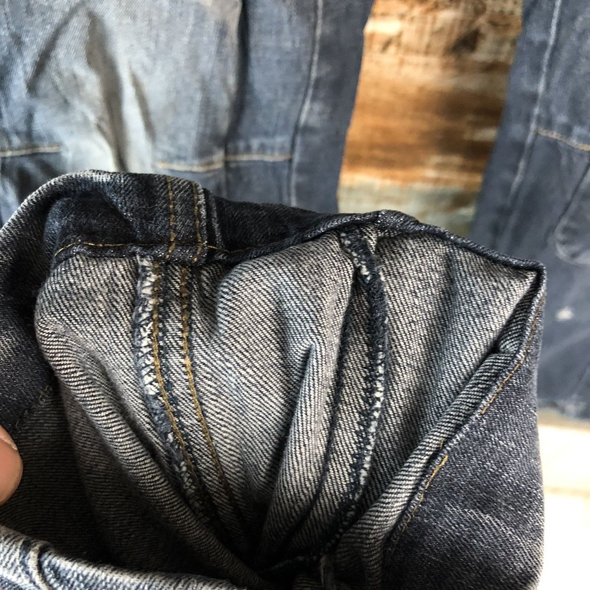 Japanese Brand Japanese Brand Blue utility worker Multipocket Pants #A2164 Size US 33 - 15 Thumbnail