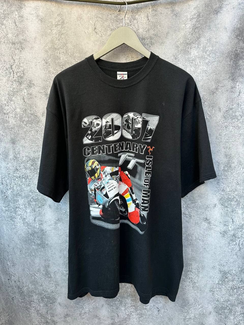 Vintage ISLE OF MAN TT RACES 1907-2007 "Centenary" Course T-Shirt Size US XXL / EU 58 / 5 - 1 Thumbnail