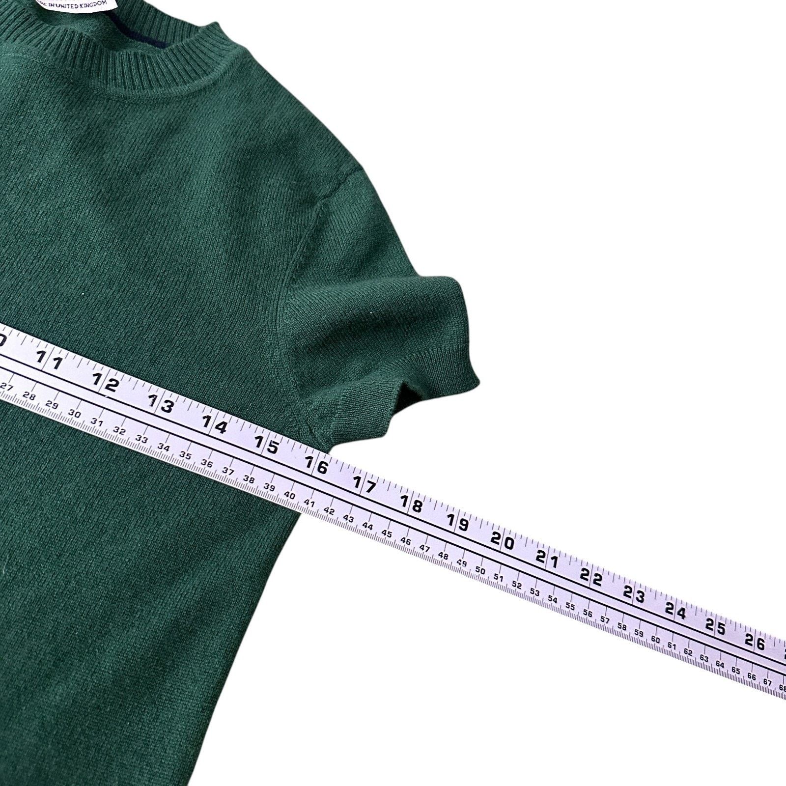 Hermes Hermes Paris Short Sleeve Cashmere Sweater Women’s 36 Green Size XS / US 0-2 / IT 36-38 - 10 Thumbnail