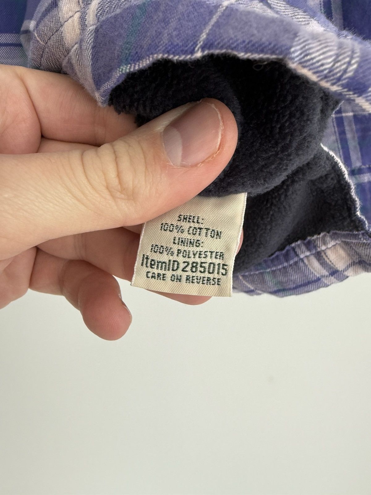 Flannel × L.L. Bean × Vintage L.L.Bean Vintage Fleece Shirt Size US XL / EU 56 / 4 - 7 Thumbnail