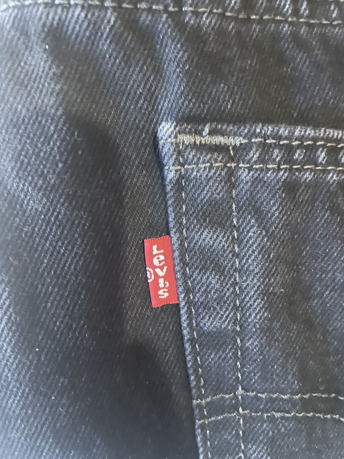 Levi's Vintage Clothing Black Vintage Low Rise Straight Leg Levi 505s’ Jeans Size US 34 / EU 50 - 7 Thumbnail