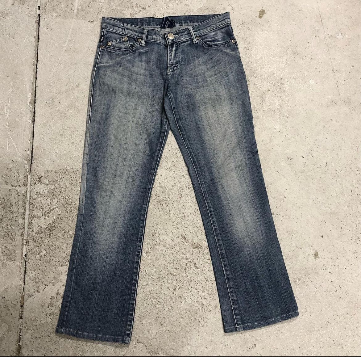 Rock & Republic × Vintage Embroided Flared Rock Republic Jeans (Low Rise) Size 26" / US 2 / IT 38 - 3 Thumbnail