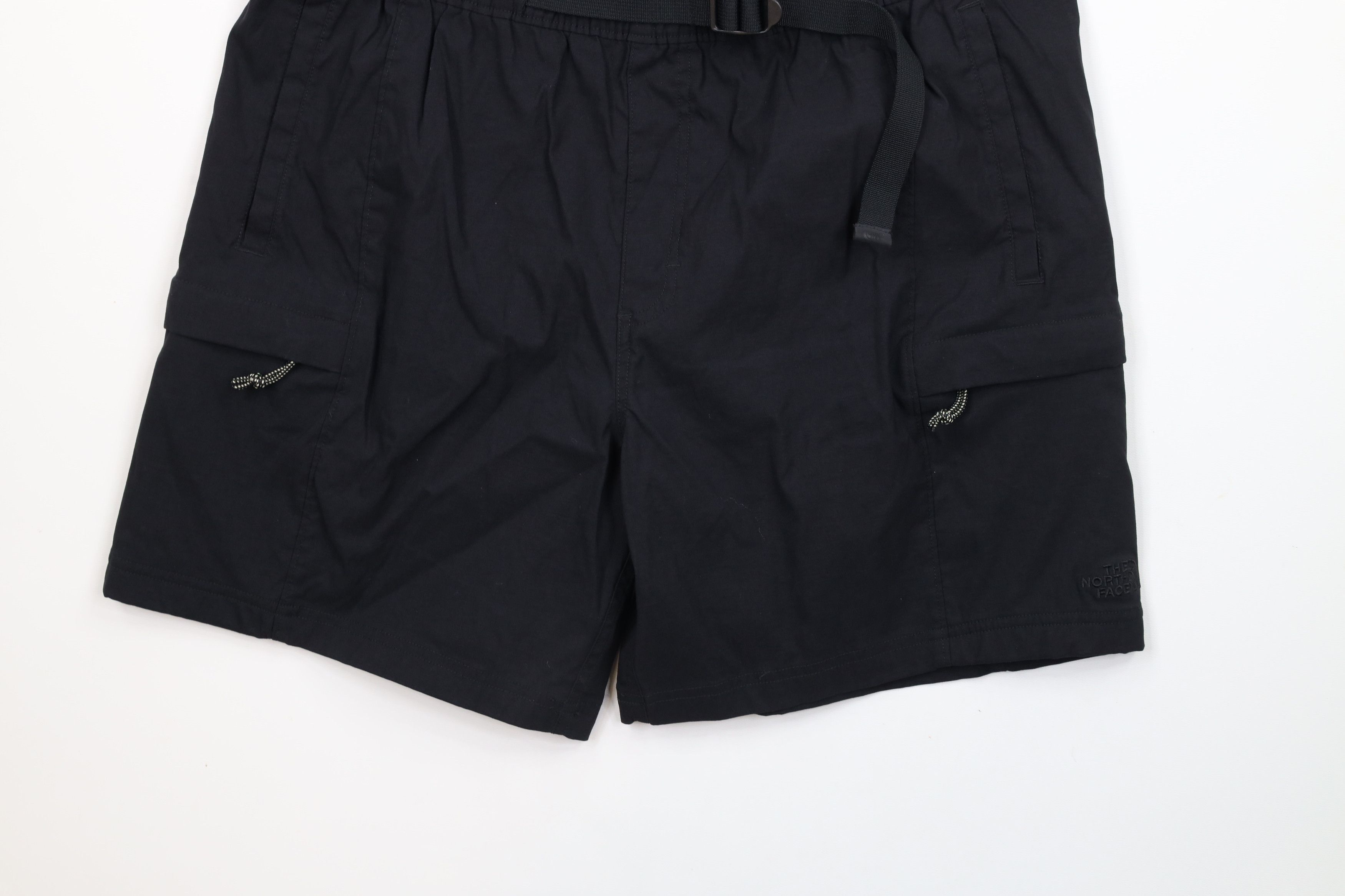 The North Face × Vintage The North Face Out Belted Above Knee Cargo Shorts Black Size US 34 / EU 50 - 4 Thumbnail