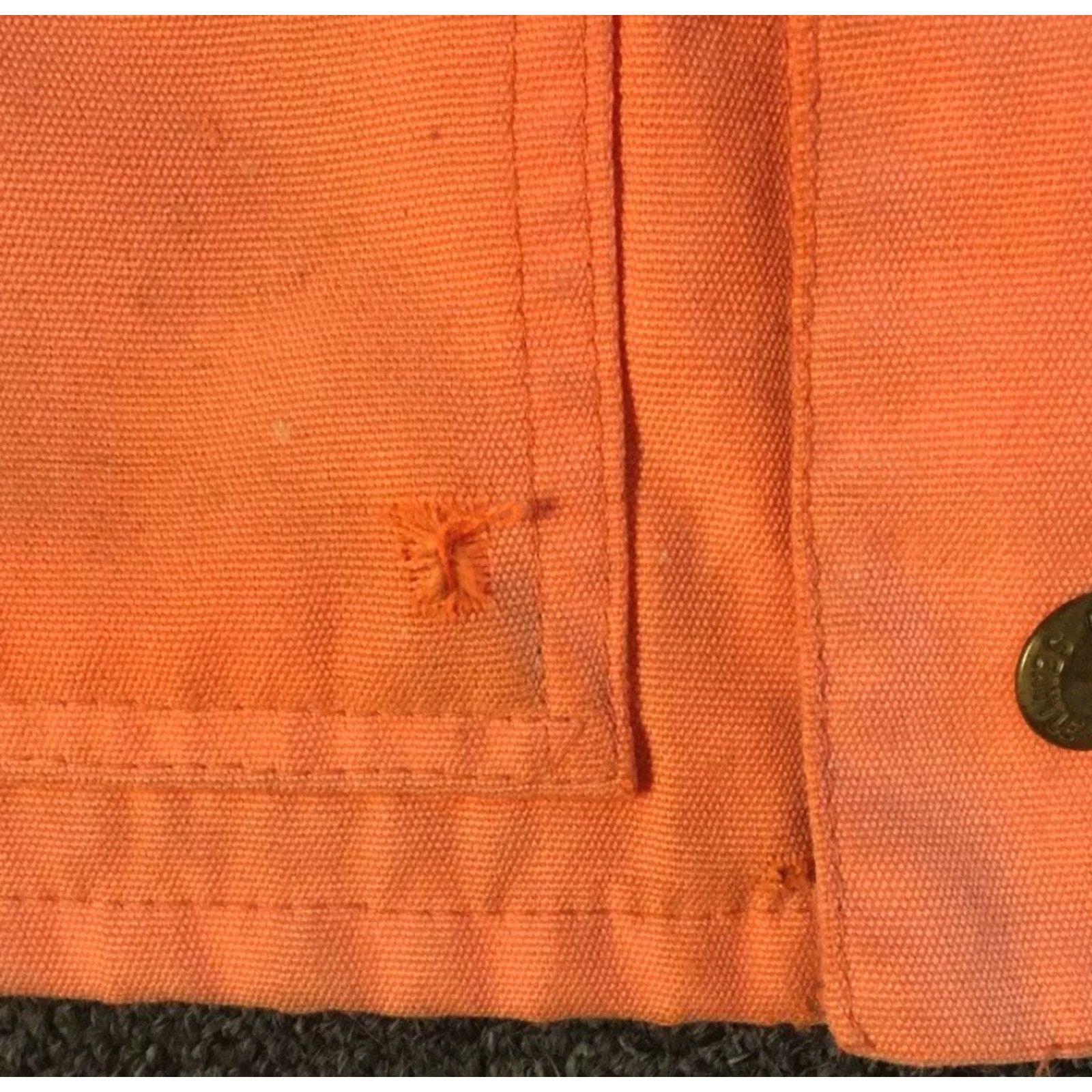Filson VINTAGE Filson Faded Distress Vest 44 USA Army Punk Jacket Men 44 Orange Grunge 90s Biker Motorcycle USA Camouflage? Size US S / EU 44-46 / 1 - 4 Thumbnail