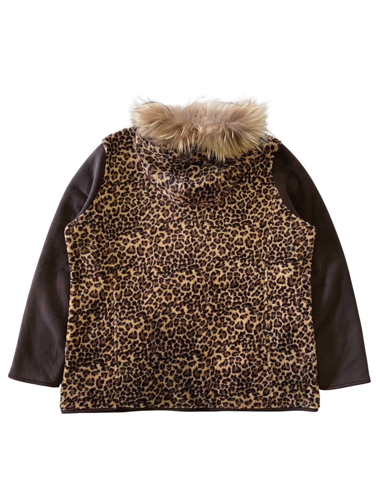 Vintage Fur Crocodile Leopard Sherpa Fleece Jacket Y2K Cozy Outer Size ONE SIZE - 8 Thumbnail