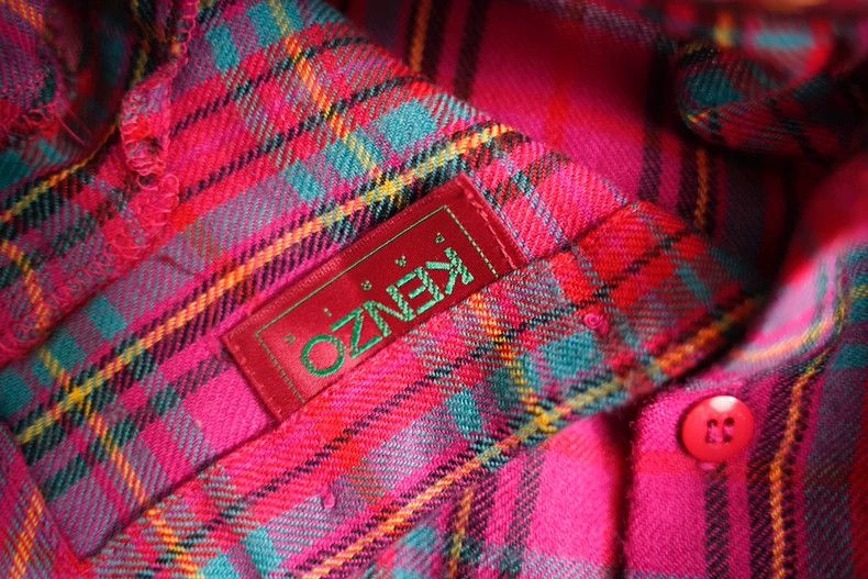 Kenzo KENZO Pink checkered wool sweater vintage Size M / US 6-8 / IT 42-44 - 8 Thumbnail