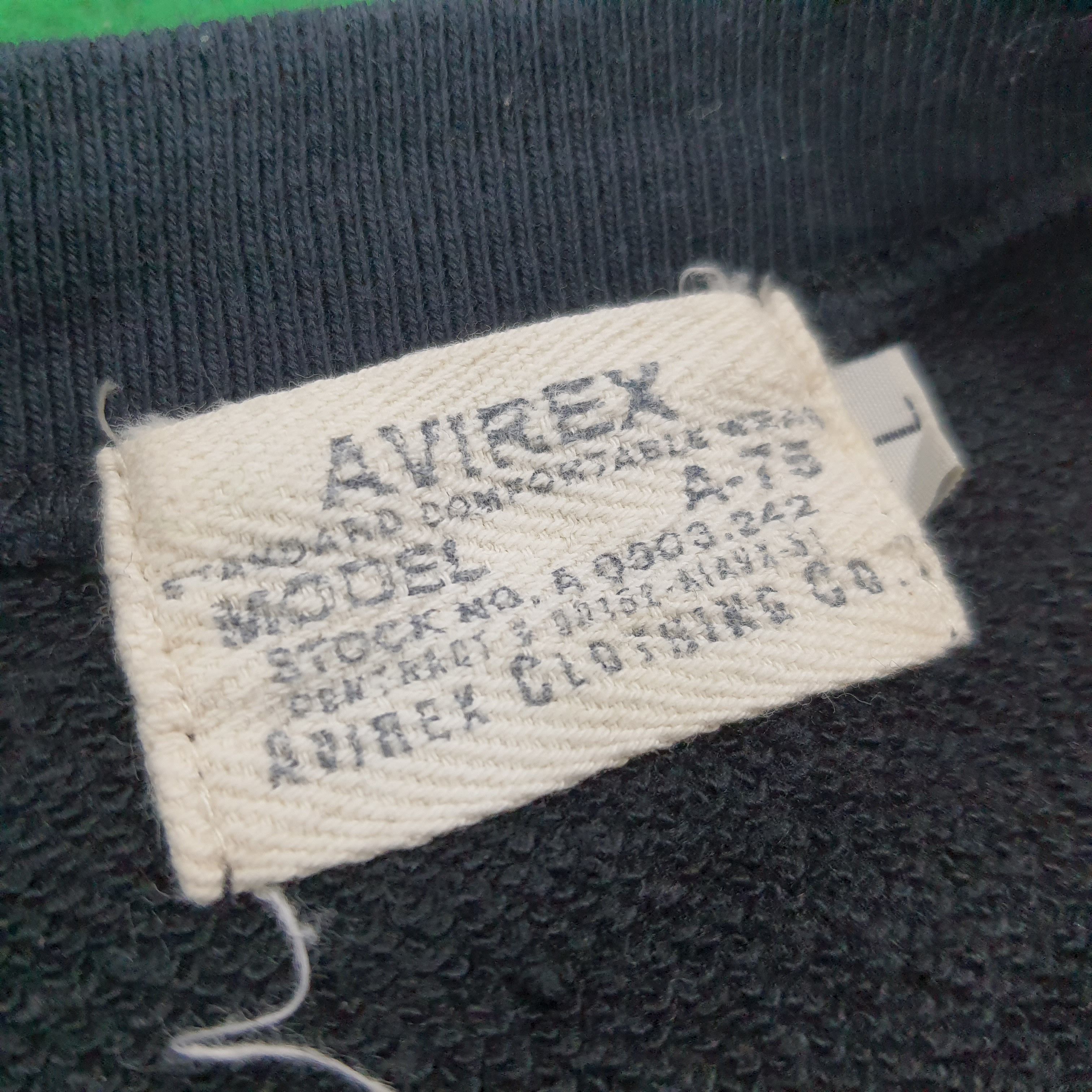 Avirex Vintage 90s Avirex US Navy Sweatshirt C277N7 Size US M / EU 48-50 / 2 - 5 Thumbnail