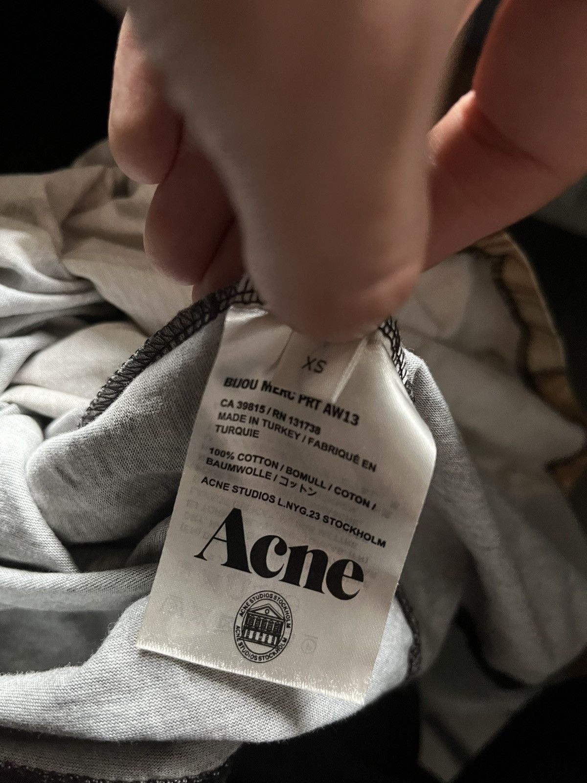 Acne Studios Acne Studios Bijou Merc all over t shirt Size US S / EU 44-46 / 1 - 9 Thumbnail