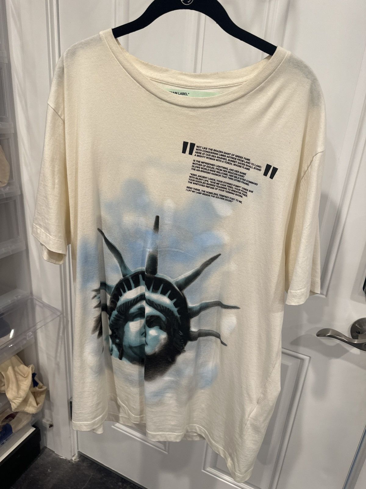 OFF white Statue of Liberty tee