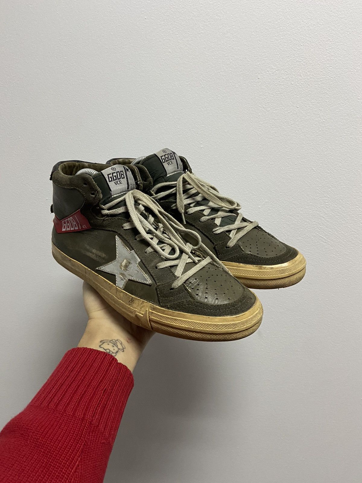 Golden Goose × Vintage Golden Goose 2.12 hi top Sneakers vintage Skate Star Size US 7.5 / EU 40-41 - 1 Thumbnail